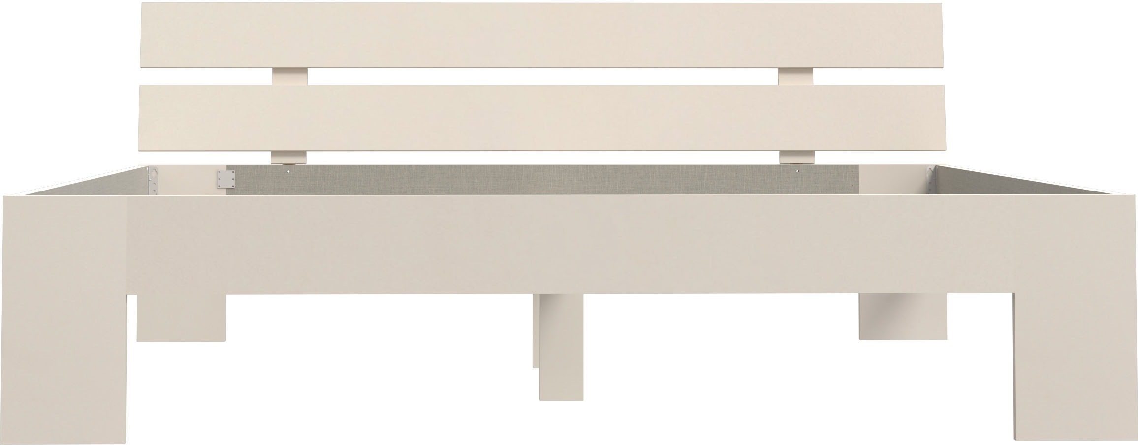 FORTE Bettgestell "Ingalil", B/H/T 165,1/78/209,4 cm günstig online kaufen