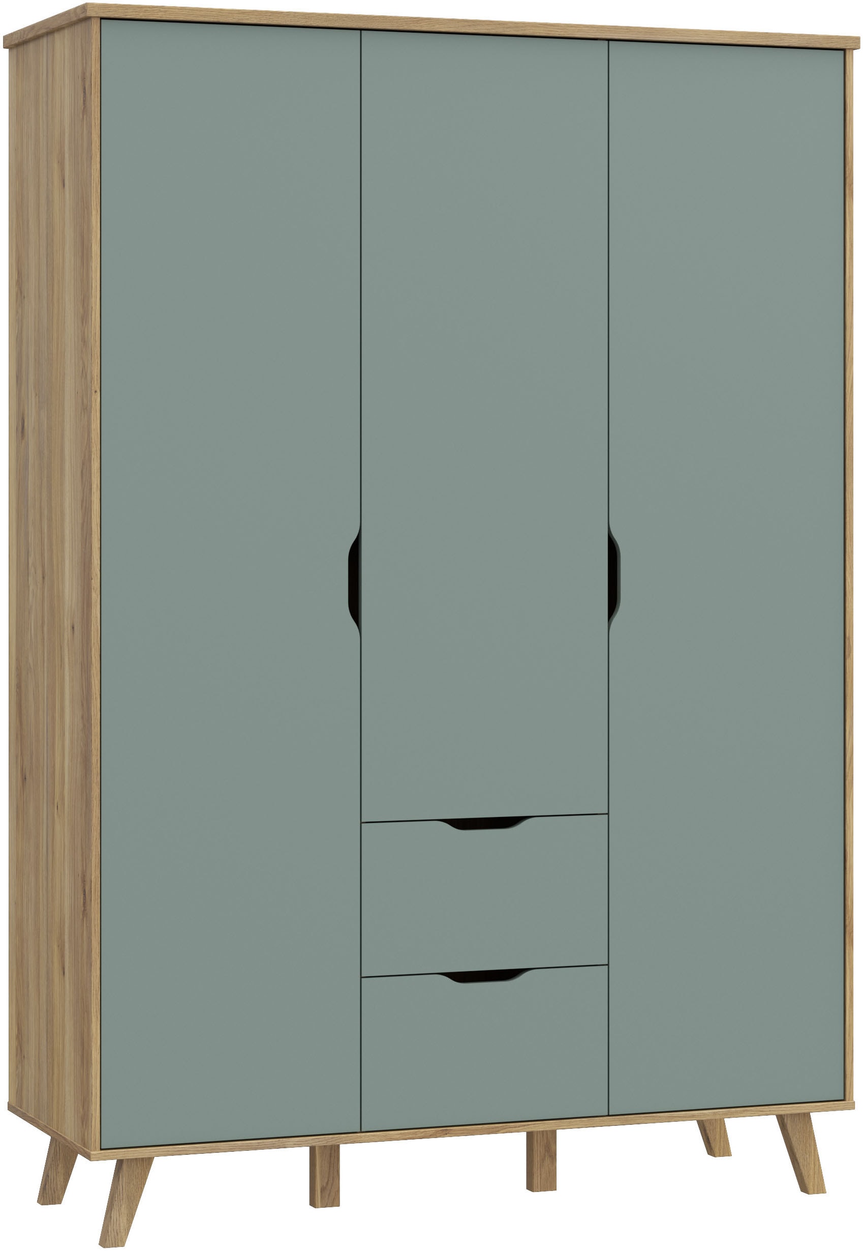 FORTE Drehtürenschrank "Vankka, Kleiderschrank, viel Stauraum,", (B/H/T ca. günstig online kaufen