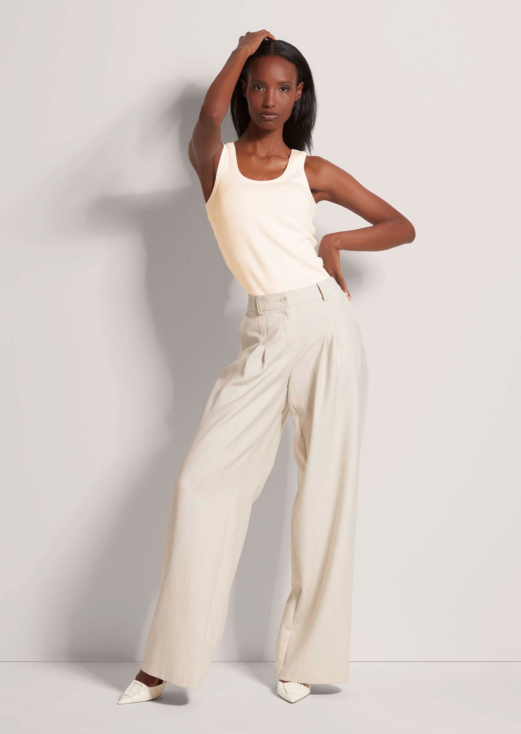 MADELEINE Trägertop "Tanktop Ärmelloses Rippen-Top" günstig online kaufen