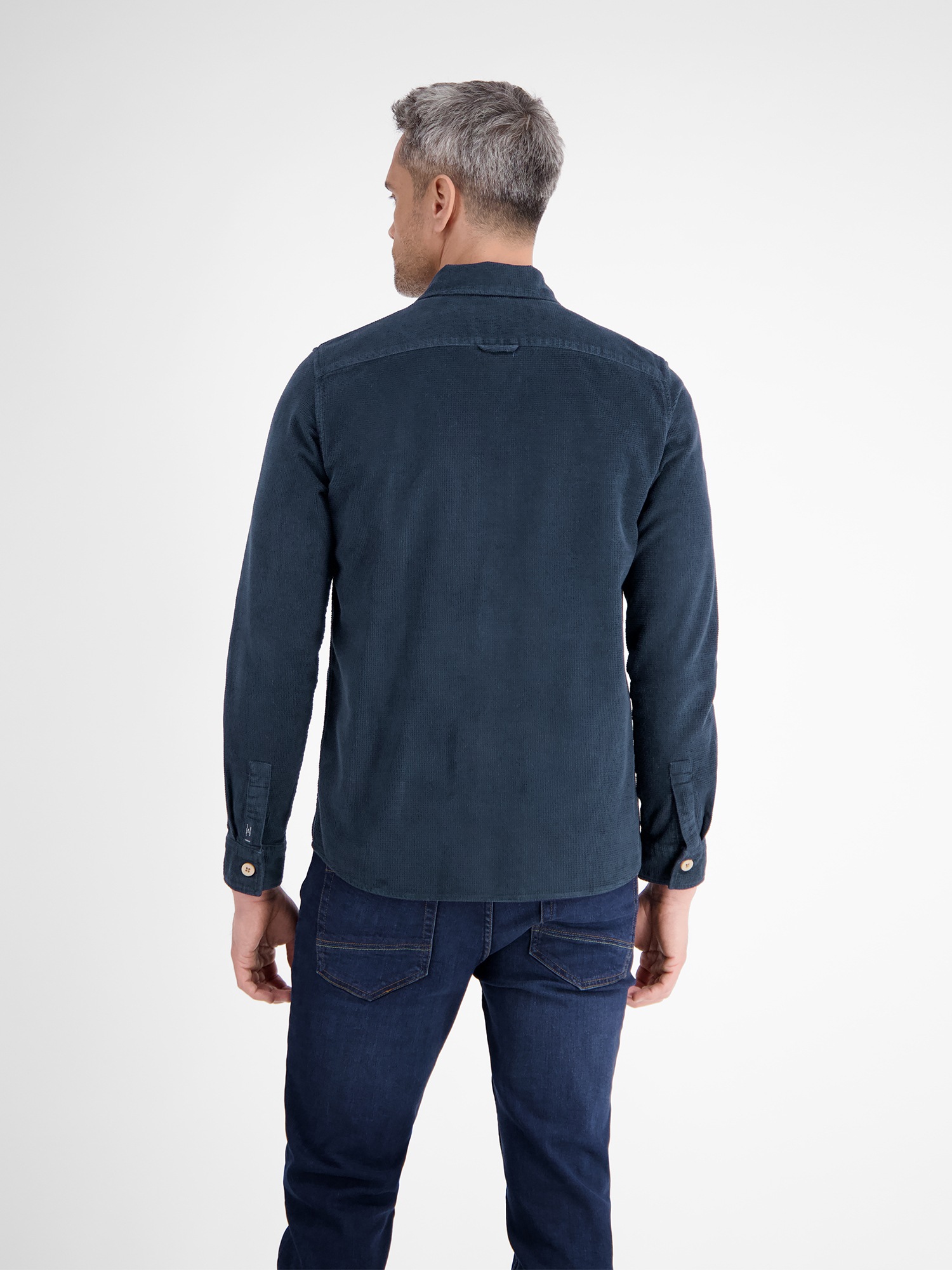 LERROS Langarmhemd "LERROS Modisches Cord-Overshirt" günstig online kaufen