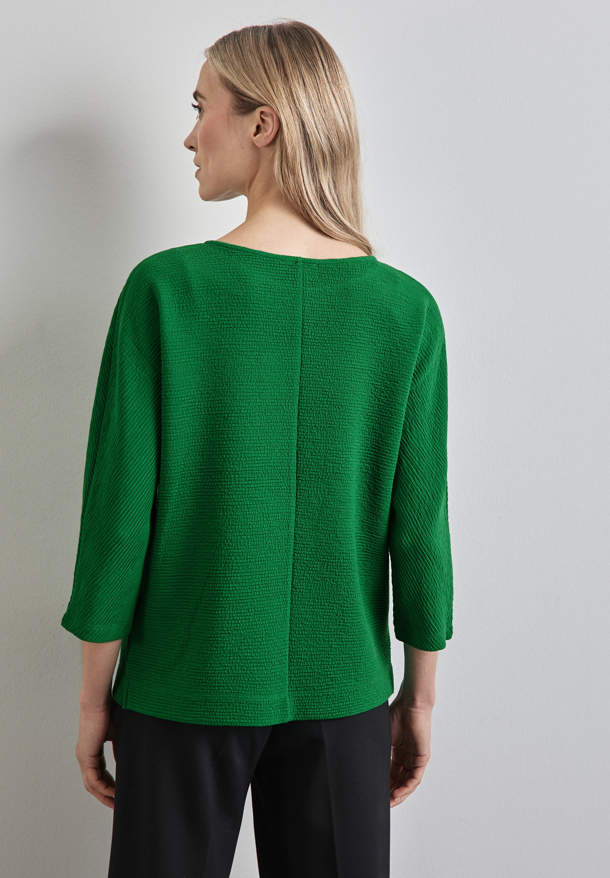 STREET ONE 3/4-Arm-Shirt, mit feiner Struktur günstig online kaufen