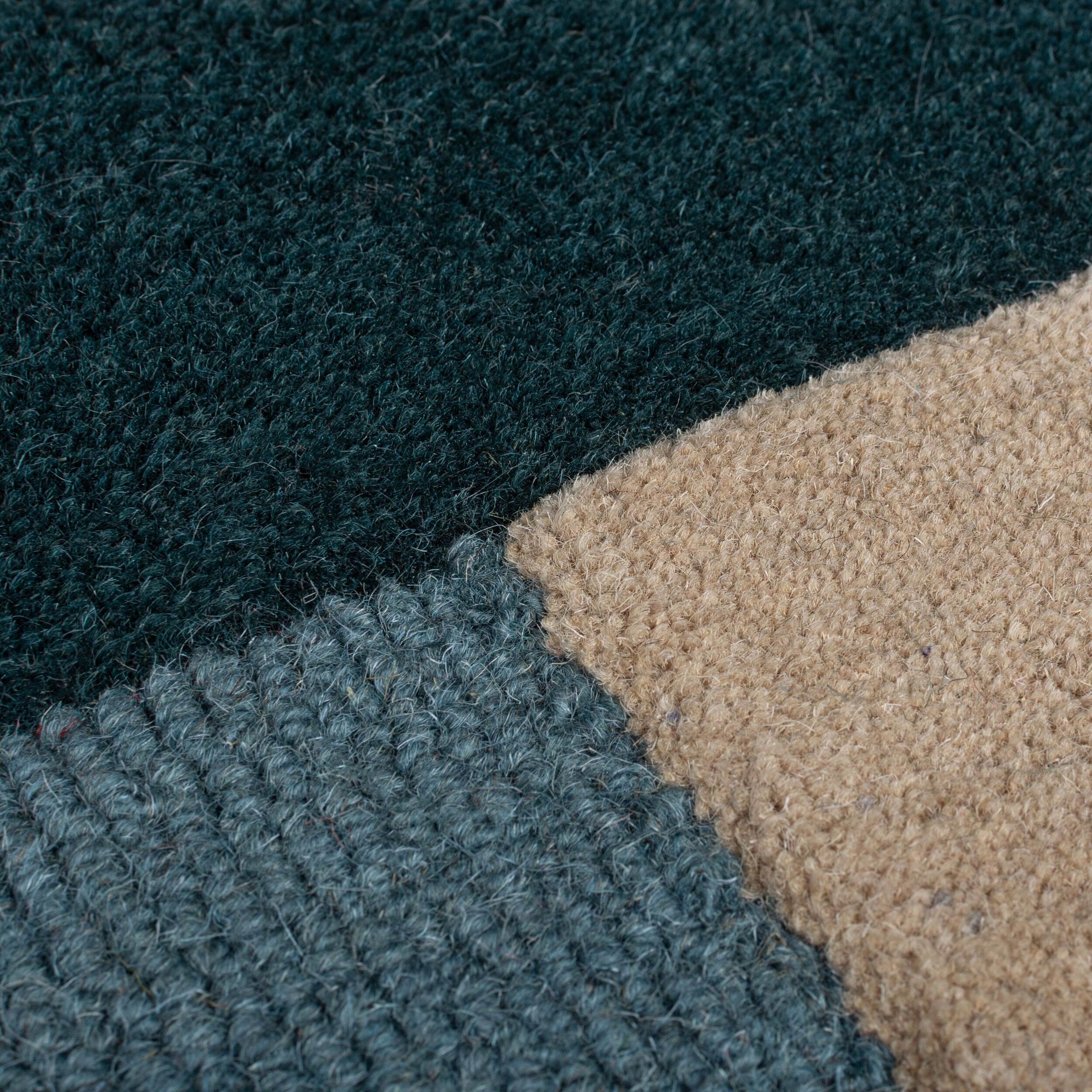 FLAIR RUGS Wollteppich »Labyrinth Shaped«, rechteckig, 10 mm Höhe, Schall- und Wärmedämmung