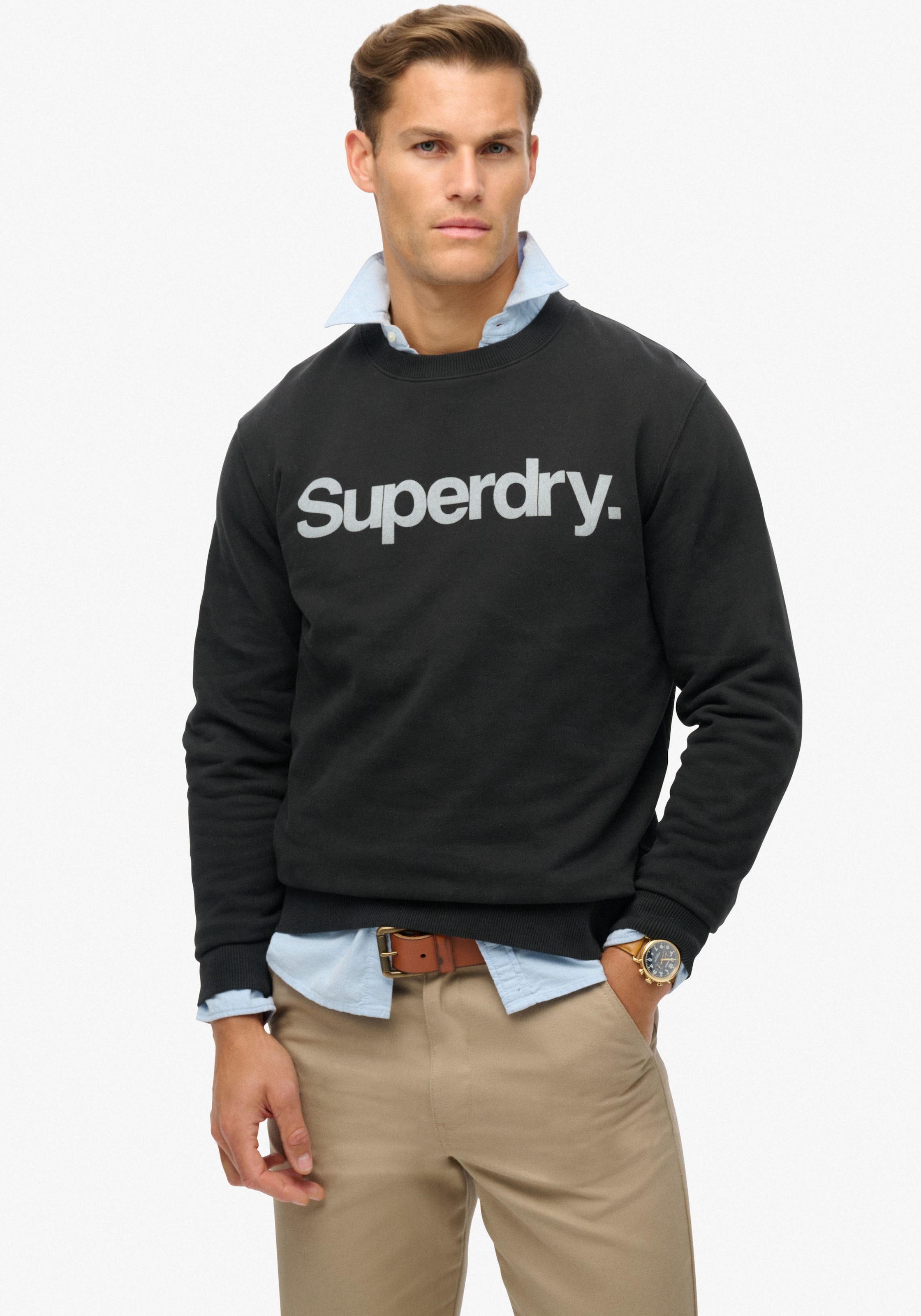 Superdry Sweatshirt »CORE LOGO CITY LOOSE CREW«