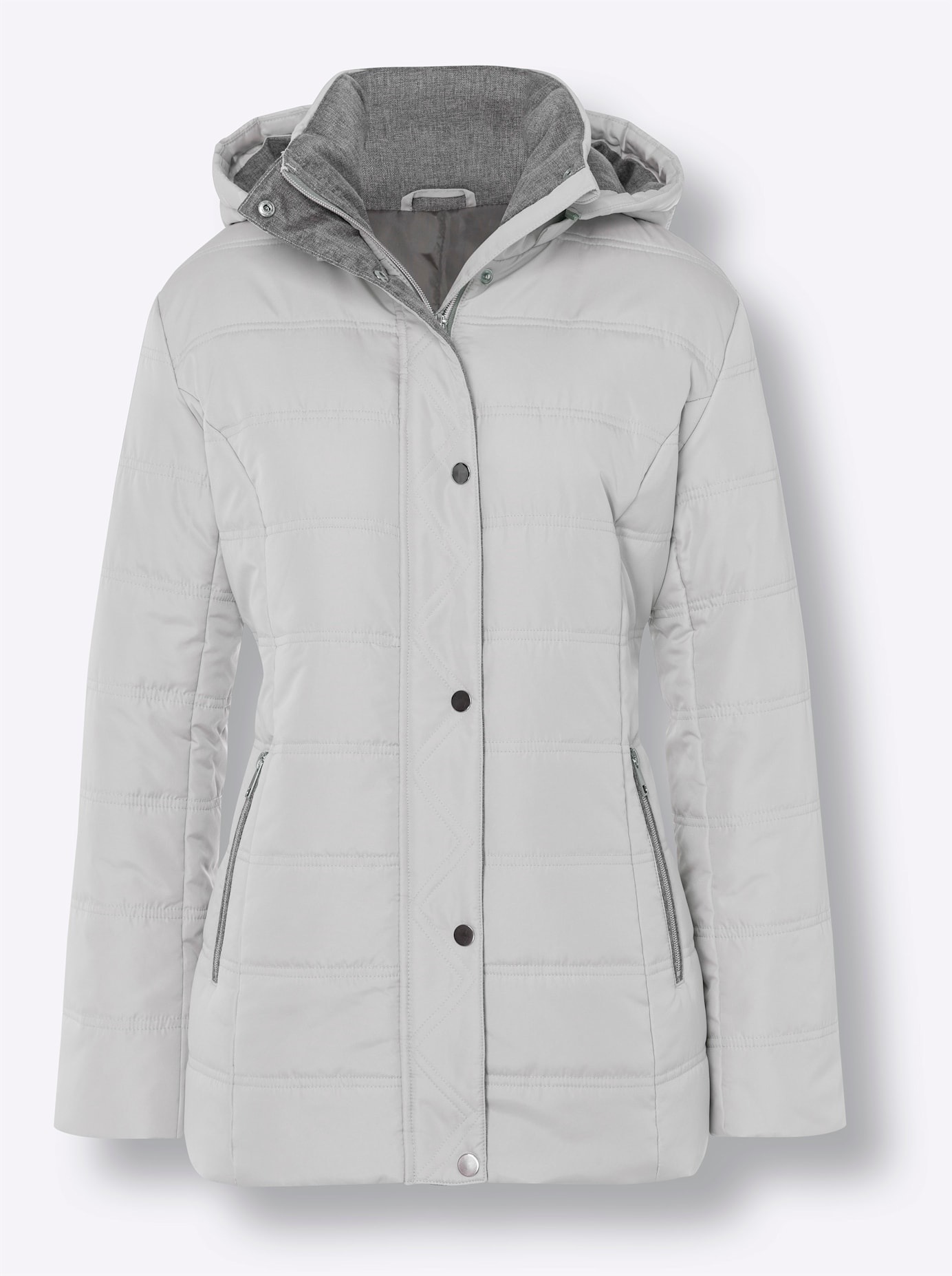 Thumbnail - Classic Basics Steppjacke mit Kapuze