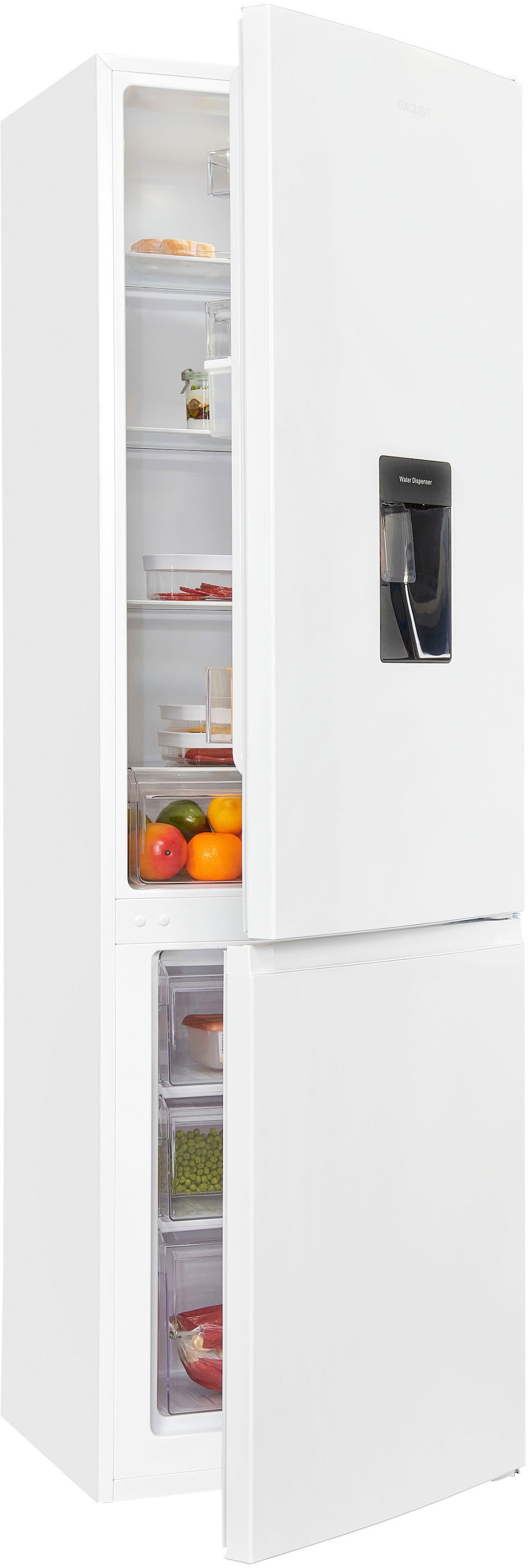 exquisit Kühl-/Gefrierkombination "KGC265-70-WS-040D weiss" 179,5 cm hoch 5 günstig online kaufen