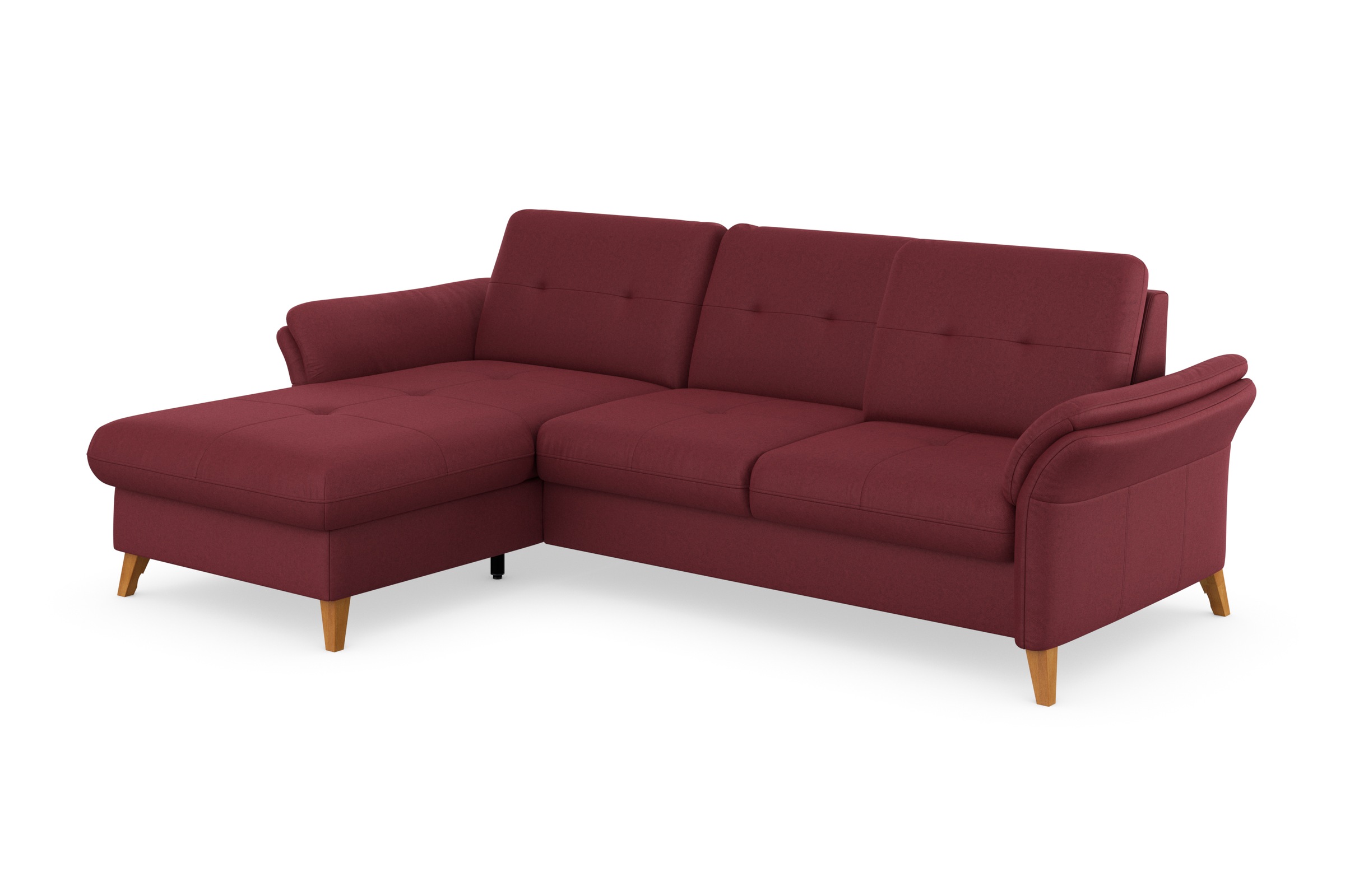 sit&more Ecksofa »Göteborg«, Sitztiefenverstellung und Federkern, wahlweise mit Bettfunktion