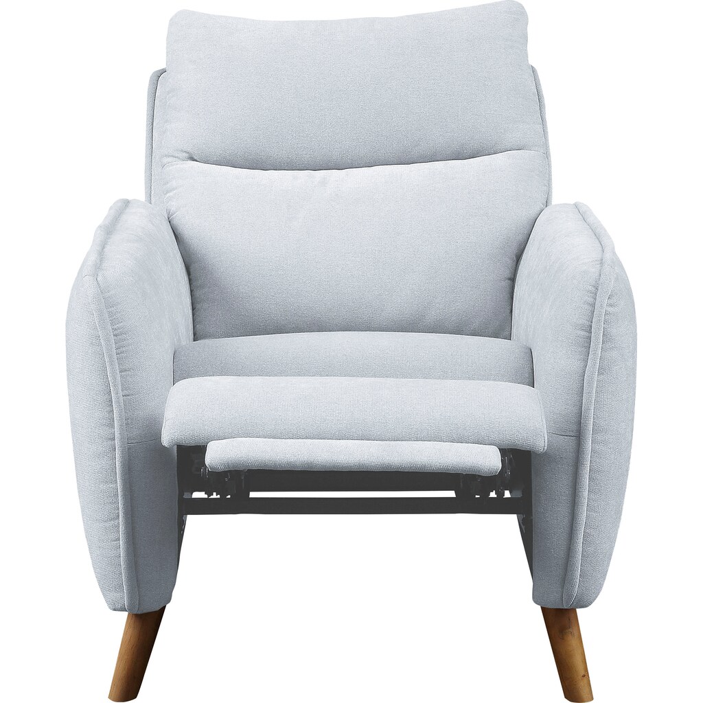 Wohnen Sessel ATLANTIC home collection Sessel »Neo«, im skandinavischem Design mit Relaxfunktion und Taschenfederkern 