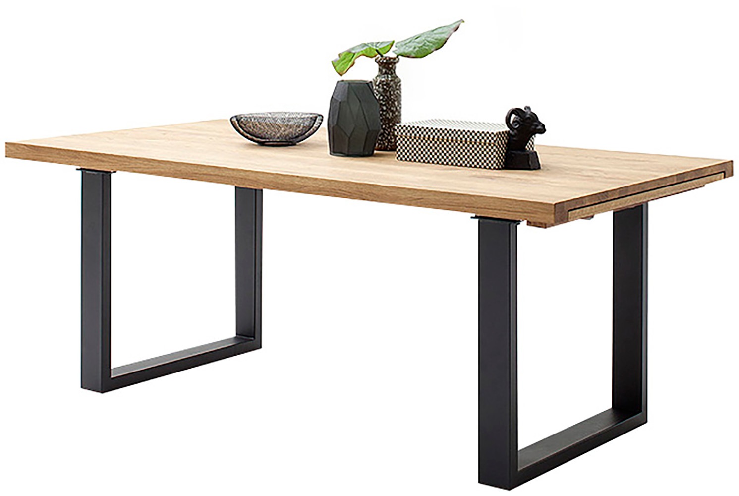 MCA furniture Kulissen-Esstisch »Dayton Esstisch Kufentisch«, Synchronauszug,ausziehbar,eiche,massiv,extra lang,XXL,belastbar 50 kg