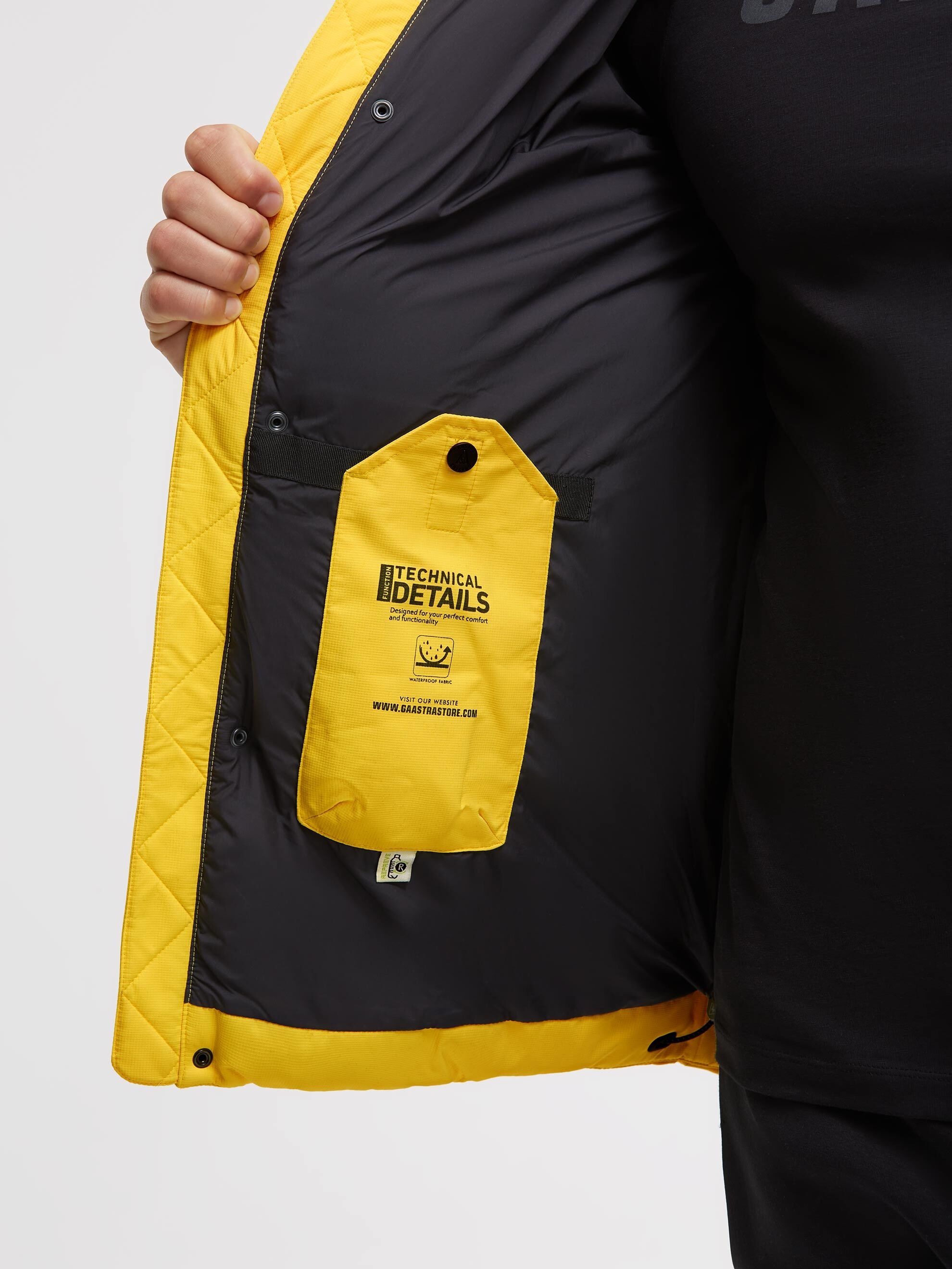 Gaastra Outdoorjacke mit Kapuze mit reflektierendem Tape