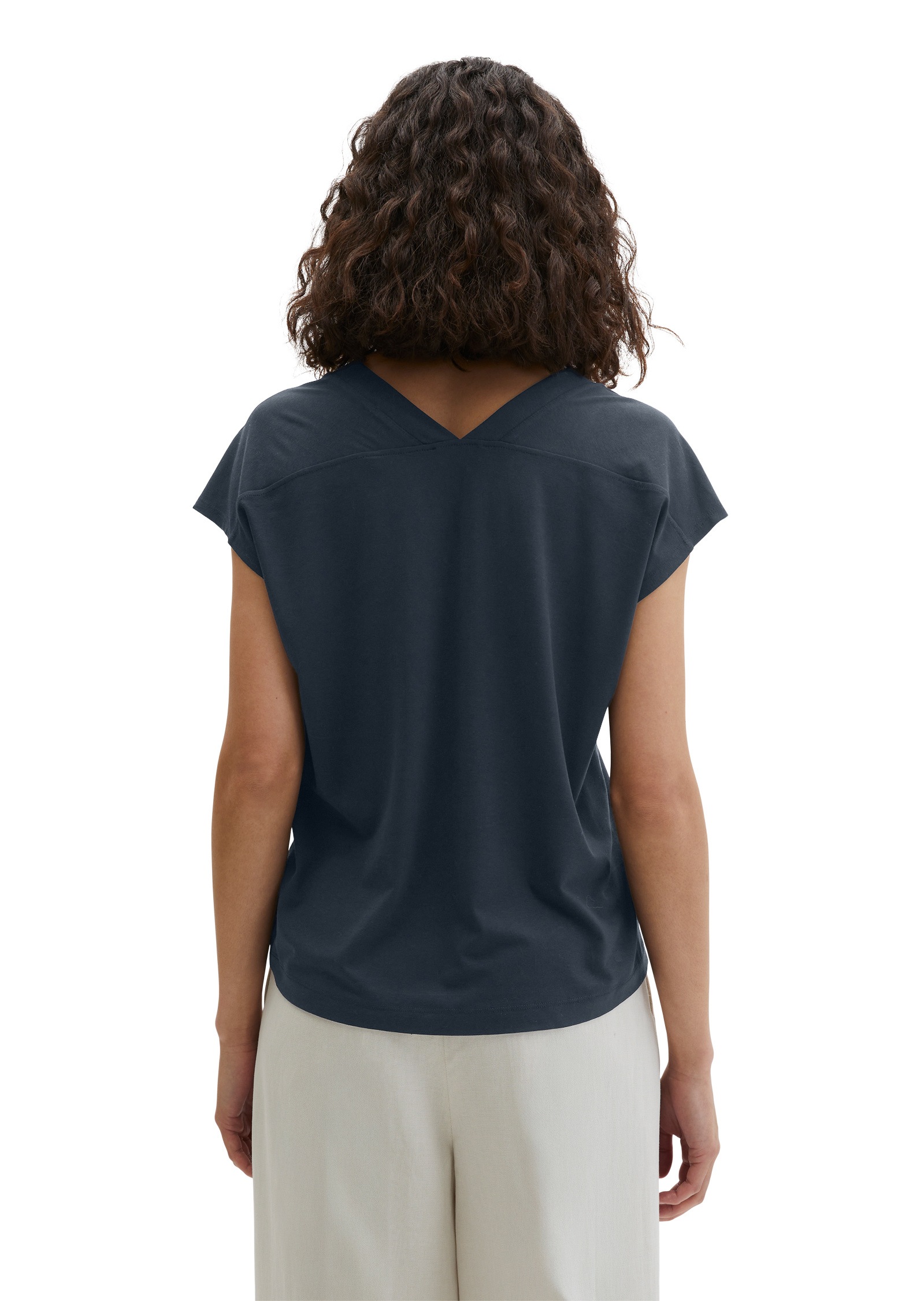 Thumbnail - Marc OPolo T-Shirt "aus LENZING™ ECOVERO™"