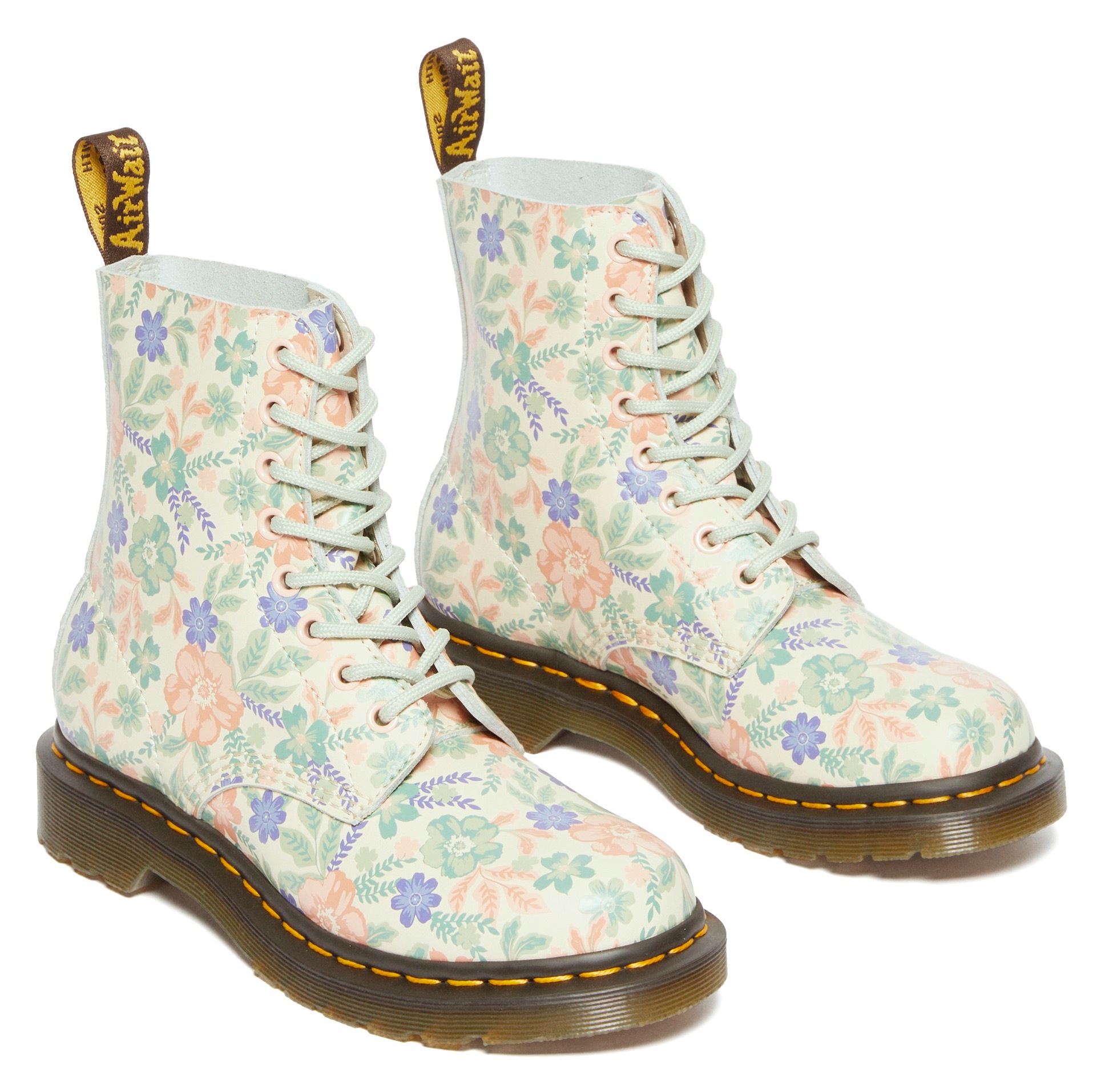 DR. MARTENS Schnürboots »1460 Pascal«, Boots mit Blumenprint