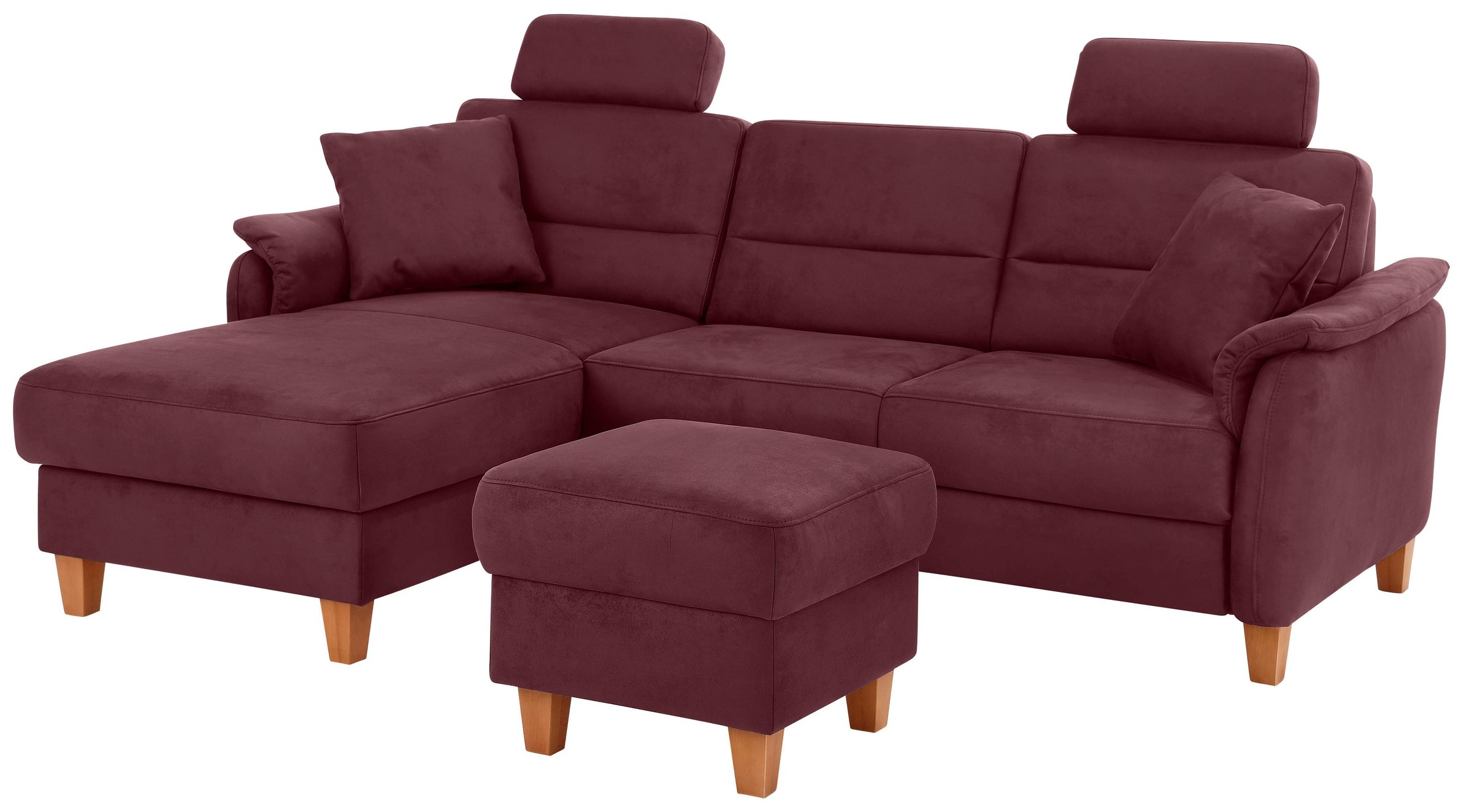 Thumbnail - Home affaire Ecksofa "Palmera L-Form, B: 244 cm" optional Bettfunktion & Bettkasten, Federkern