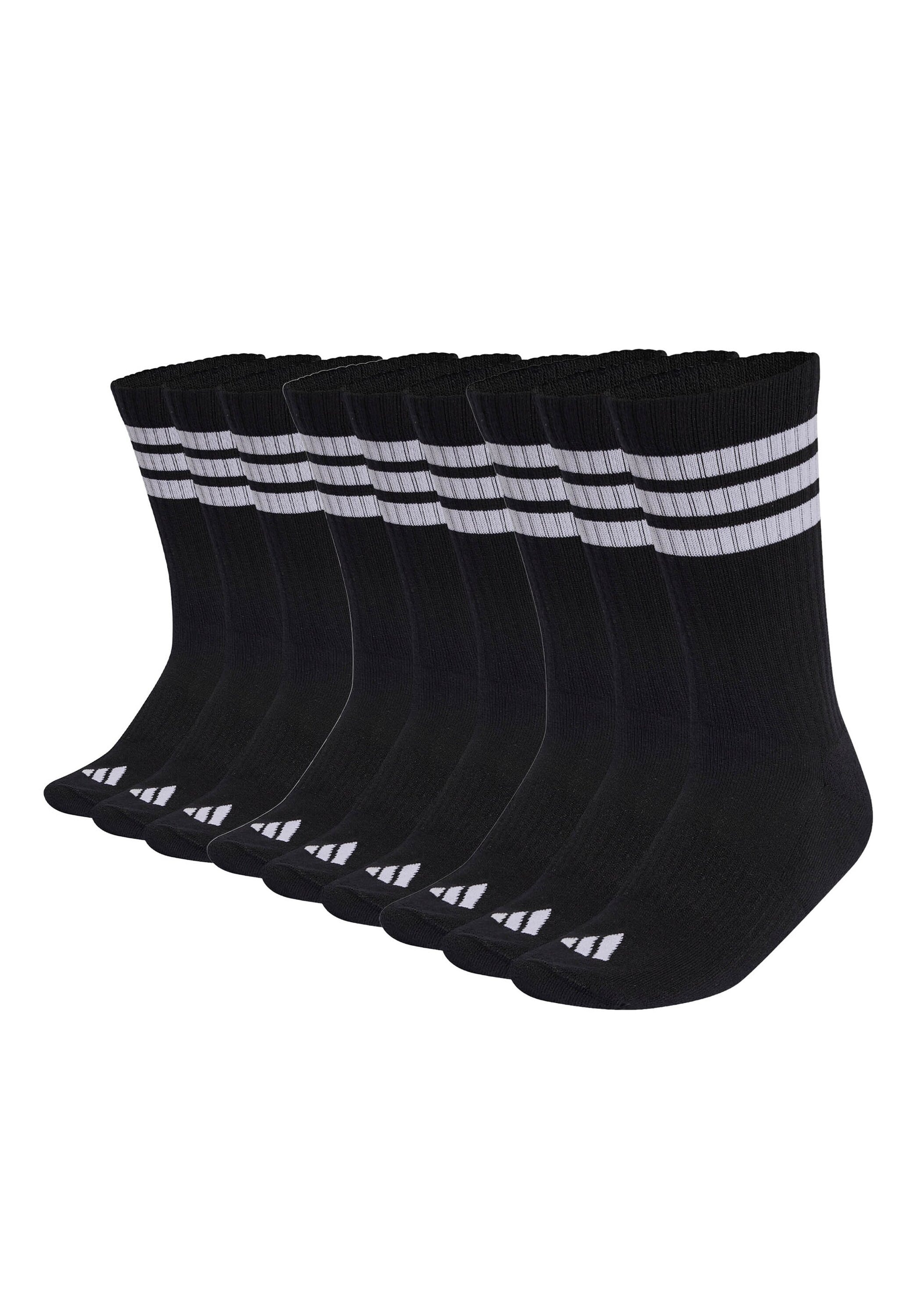 adidas Originals Kurzsocken "Socken 3-Stripes Cushioned Sportswear Crew Socks 9P 9er Pack" 9 Paar tlg.