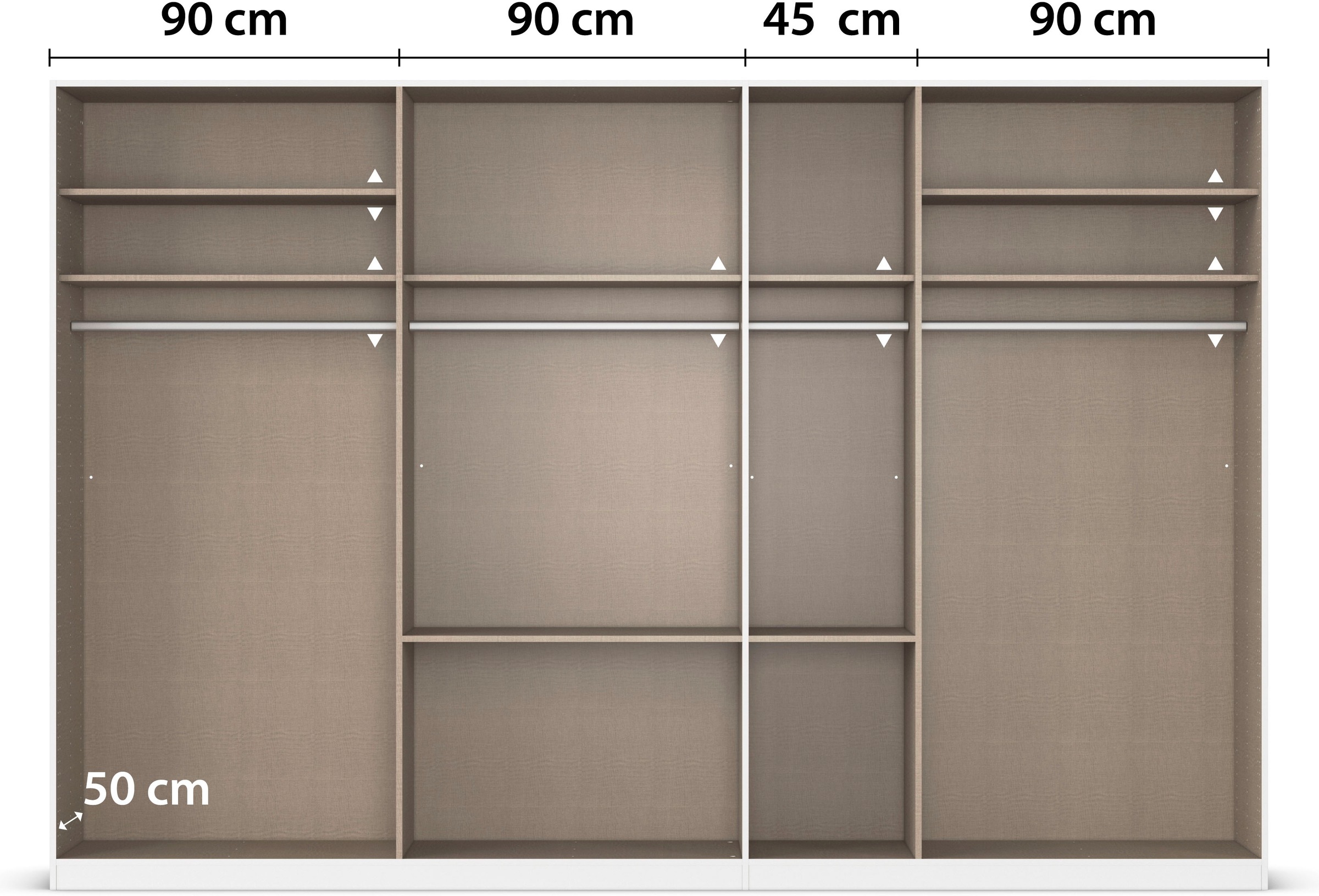 rauch Drehtürenschrank »Kleiderschrank Kleiderschränke Schrank Garderobe AGORDO mit Glasfront«, mit Außenschubkästen, in 6 Breiten und 2 Höhen MADE IN GERMANY