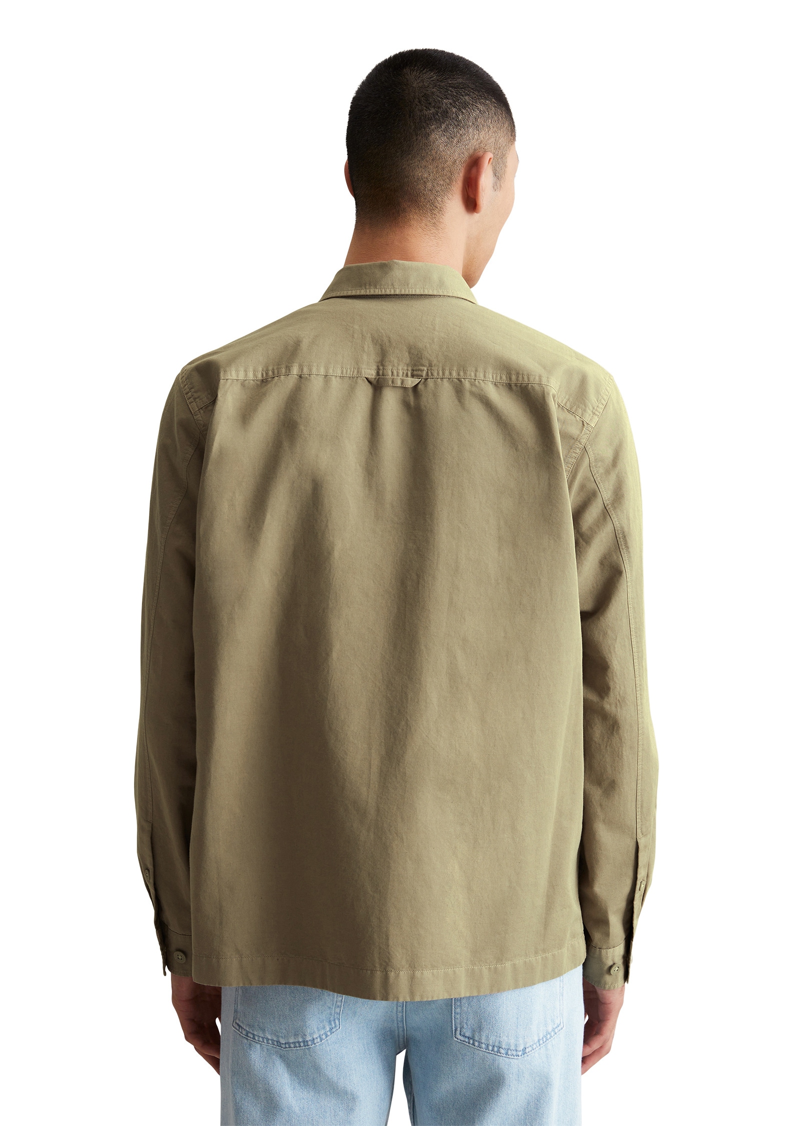 Marc O'Polo DENIM Kurzjacke »aus Bio-Baumwolle und Leinen«, ohne Kapuze