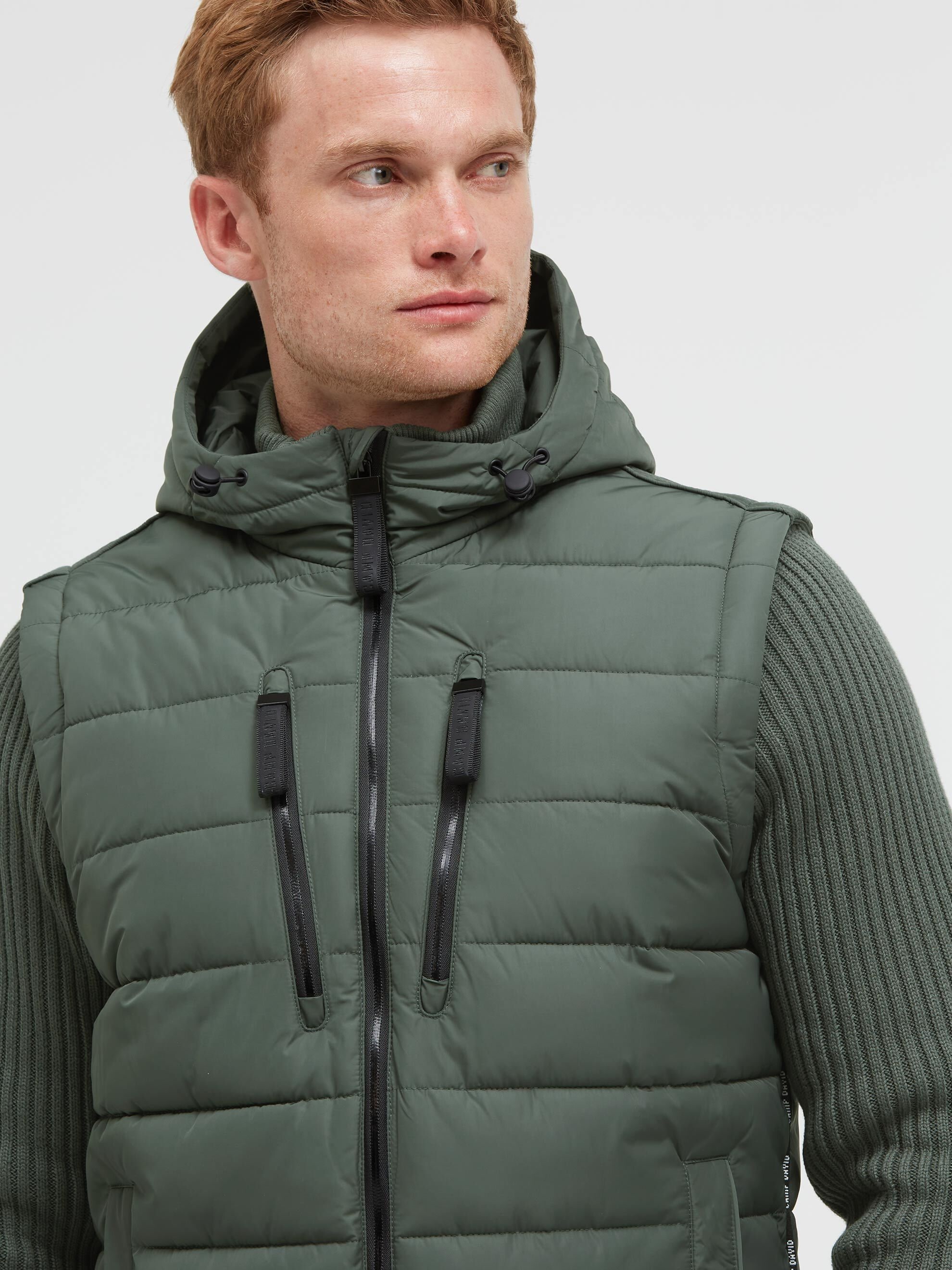 CAMP DAVID Winterjacke mit Kapuze mit Brusttaschen