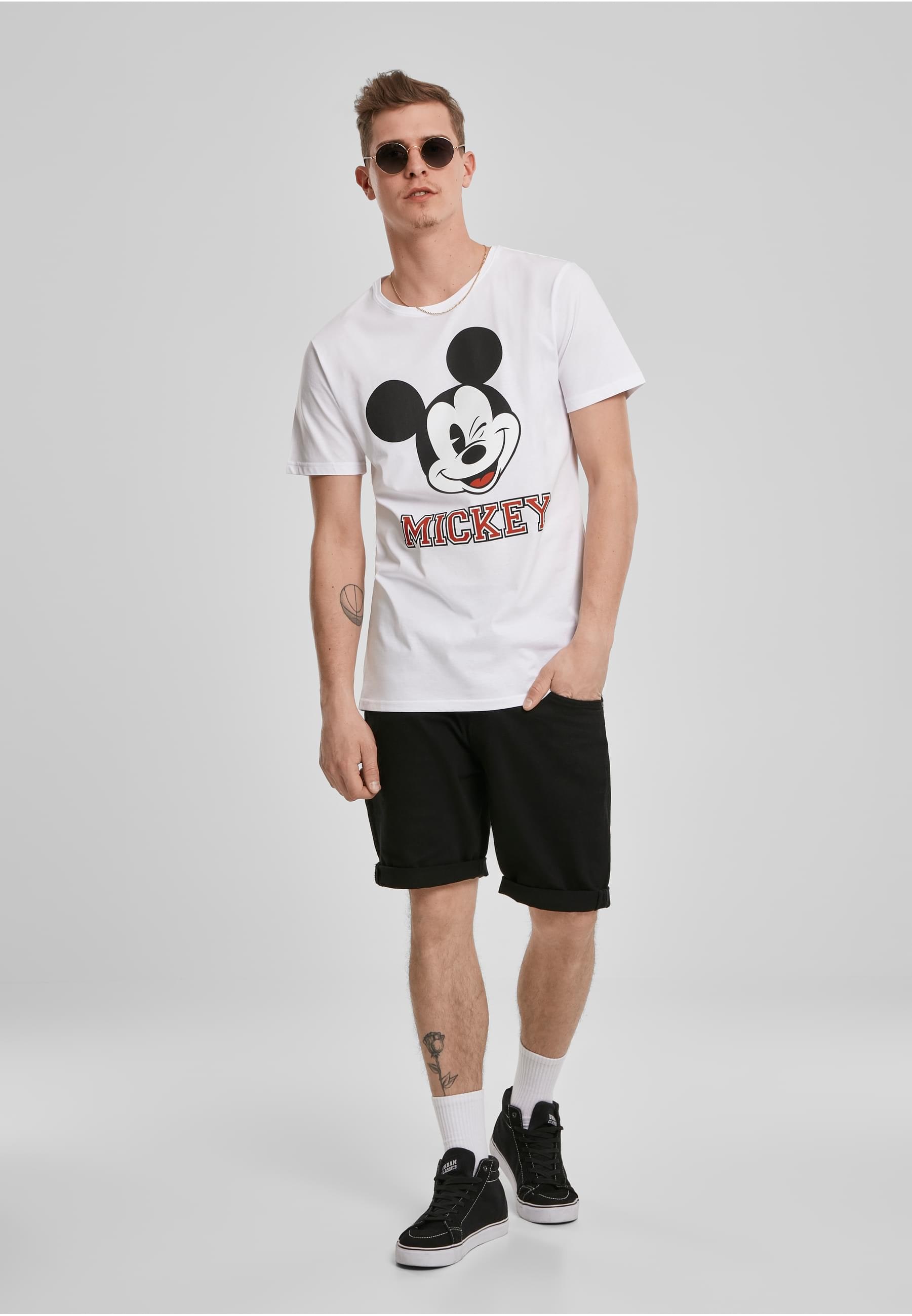 Merchcode T-Shirt »Merchcode Herren Mickey College Tee«, (1 tlg.)