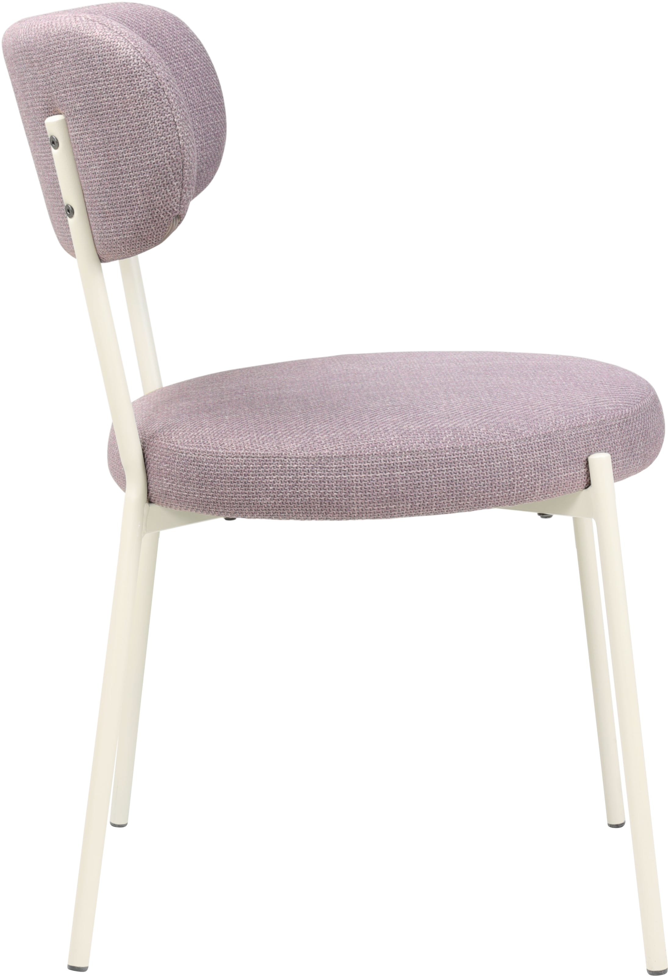 TOM TAILOR HOME 4-Fußstuhl »SOFT PAD CHAIR«, (Set), 2 St., Webstoff, Esszimmerstuhl, 4-Fußgestell, mit Rückenausschnitt