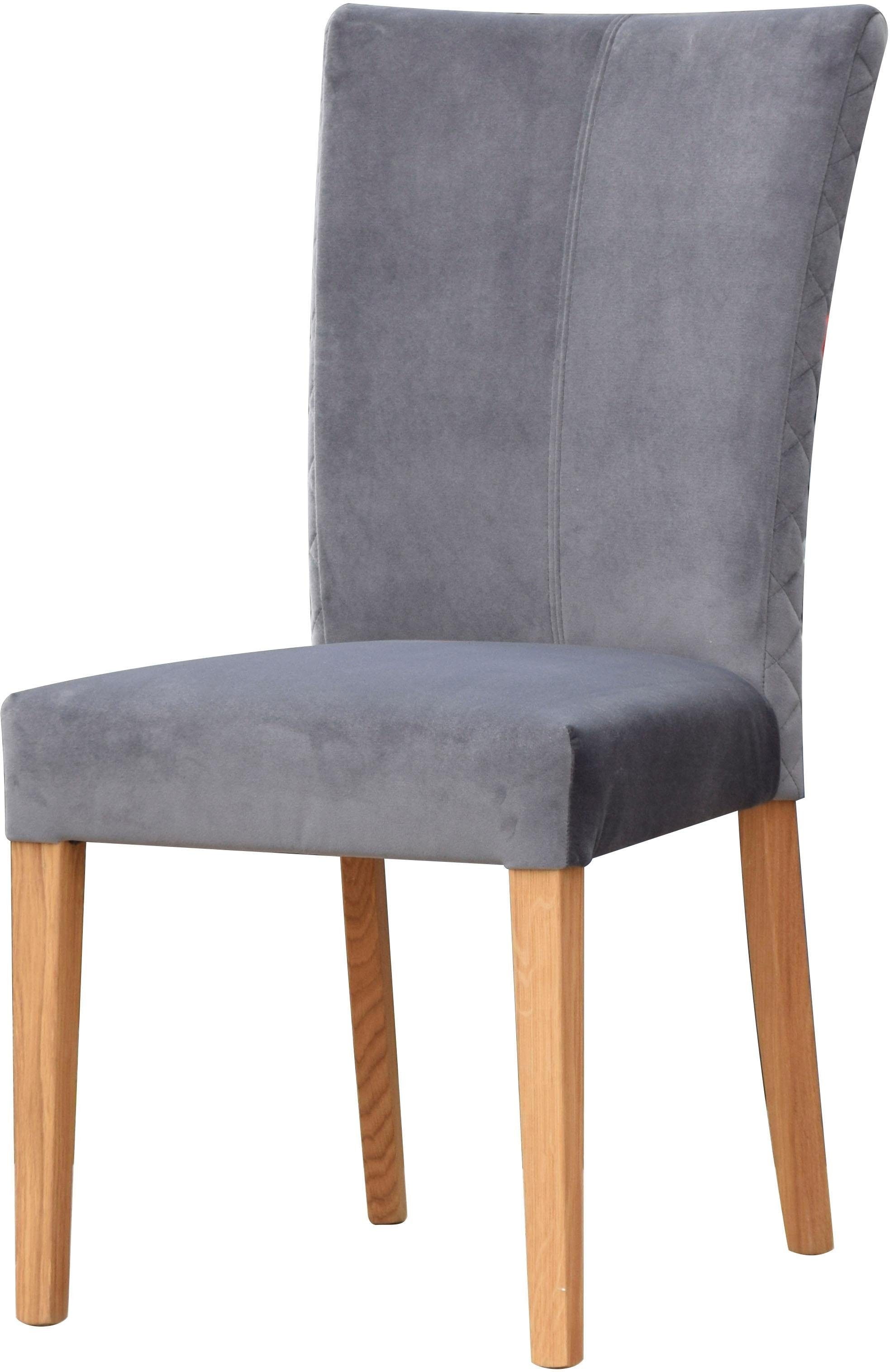 Leonique Esszimmerstuhl "Vence" (Set) 2 Stk.mit Rautensteppung in der Rücke günstig online kaufen