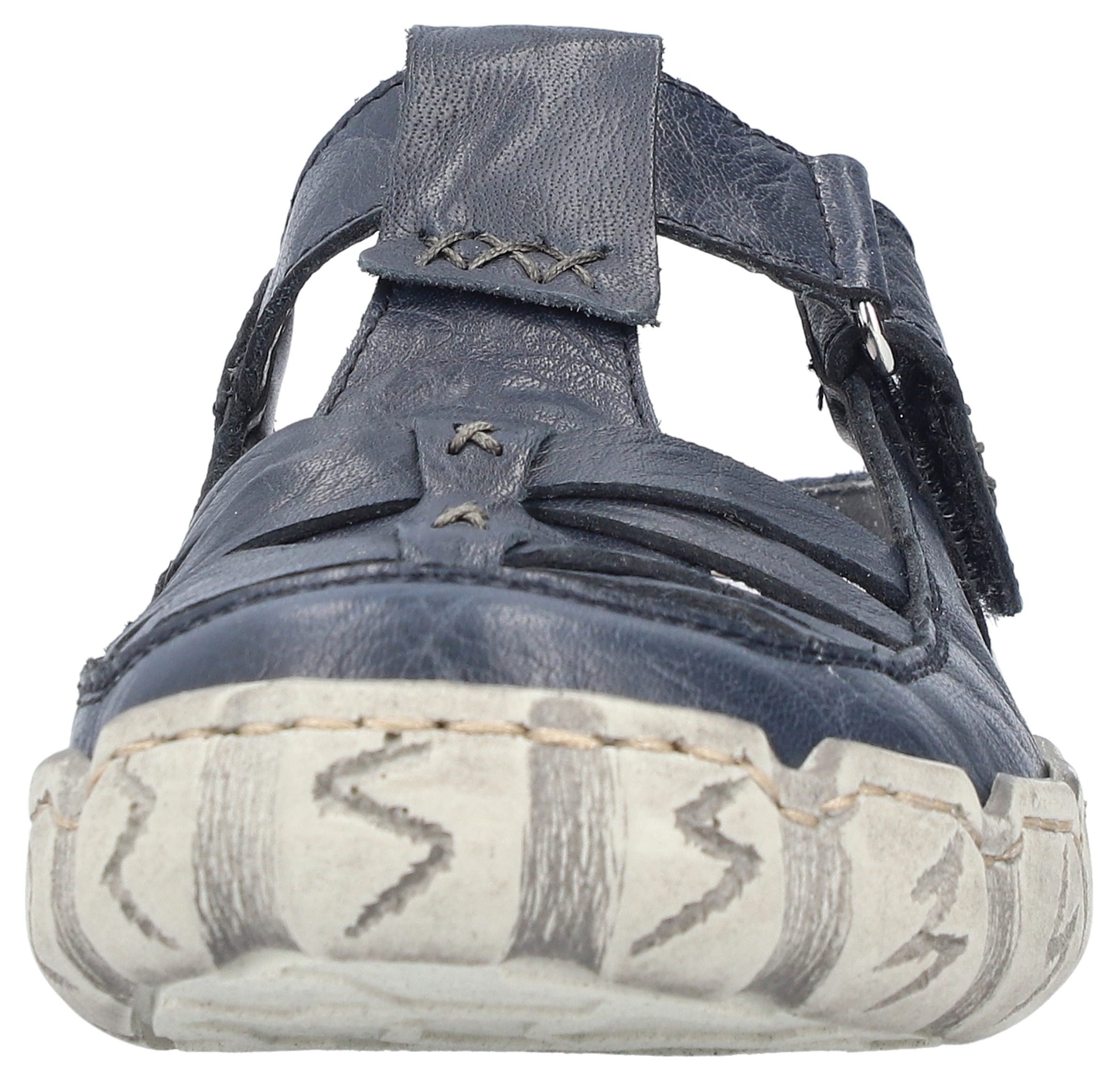 Rieker Clog  Sabot, Sommerschuh, Schlappen, Hausschuh mit Ziernähten