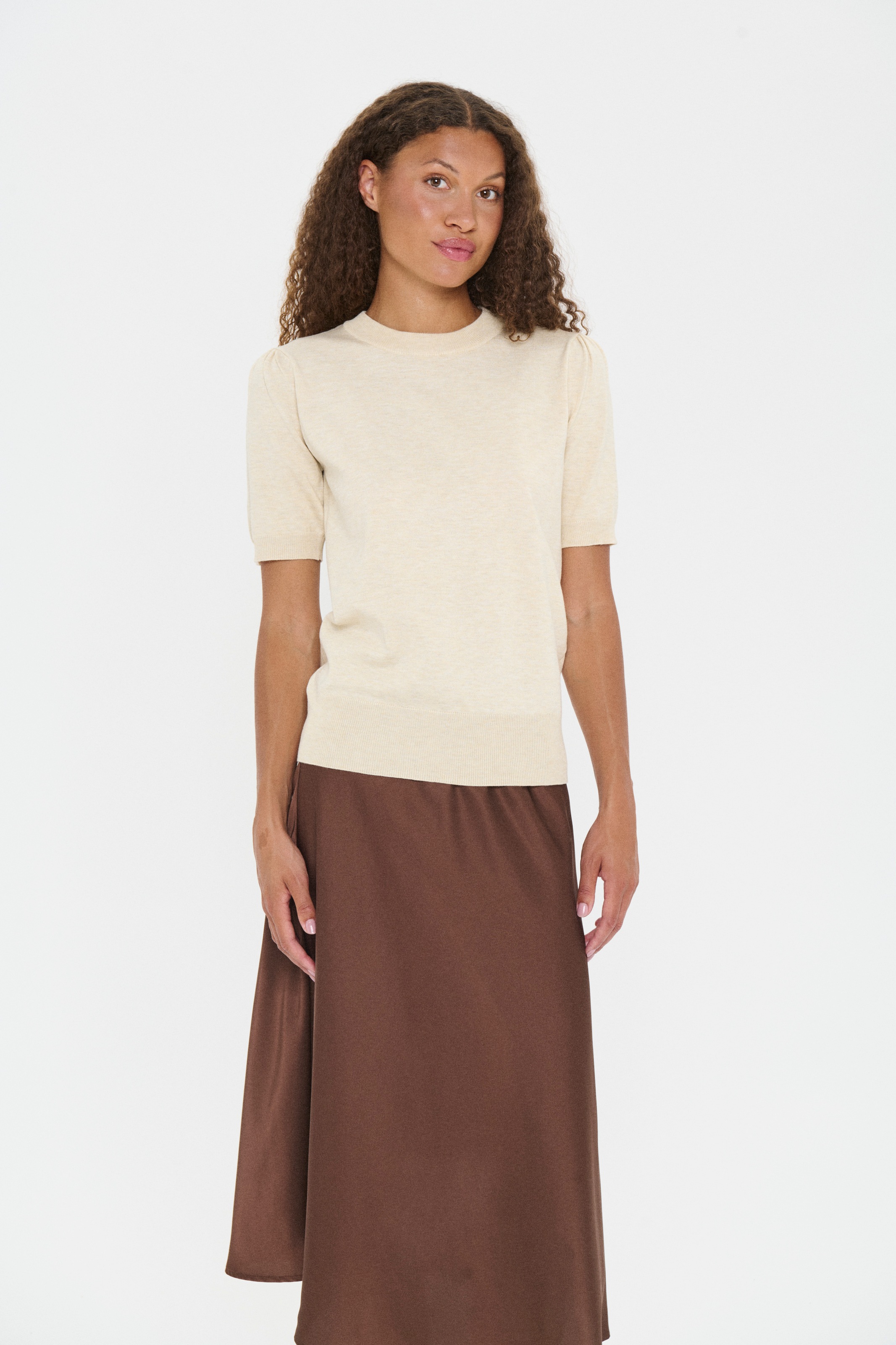 Saint Tropez Kurzarmpullover "MilaSZ SS" Viskosemischung, Classic fit günstig online kaufen