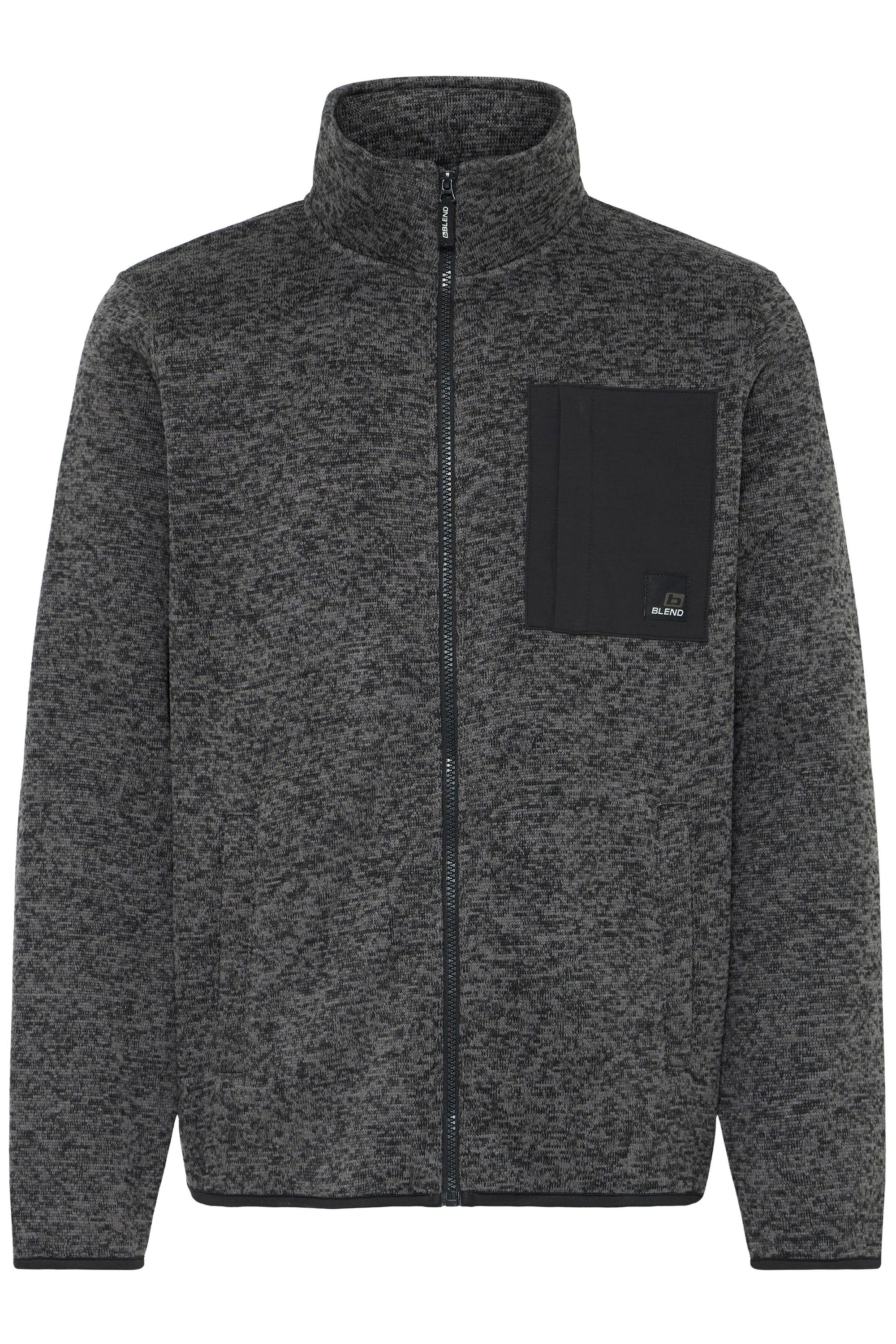 BLEND BHMelfe Men's Cardigan Iron Gate S