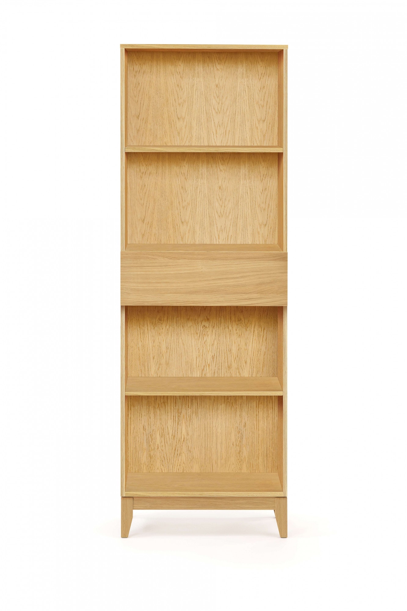 Woodman Bücherregal »Elinee«, im angesagten | Look, aus skandinavischen BAUR Eichenfurnier