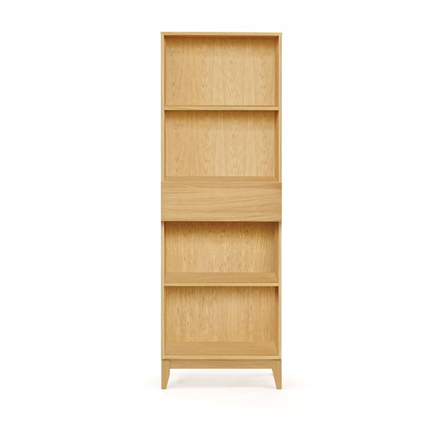 Woodman Bücherregal »Elinee«, im angesagten skandinavischen Look, aus  Eichenfurnier | BAUR