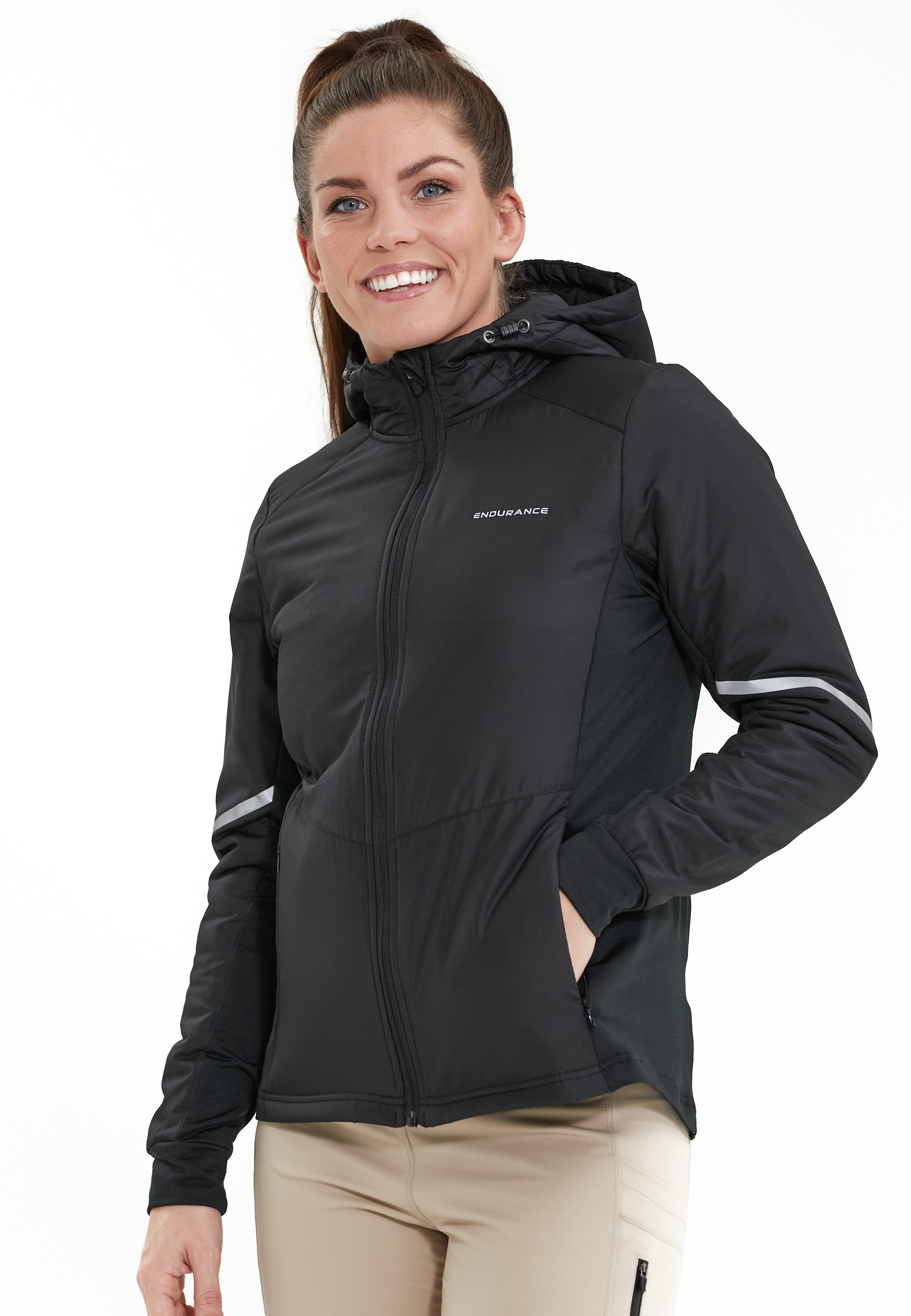 ENDURANCE Laufjacke "Princey", mit einstellbarer Kapuze