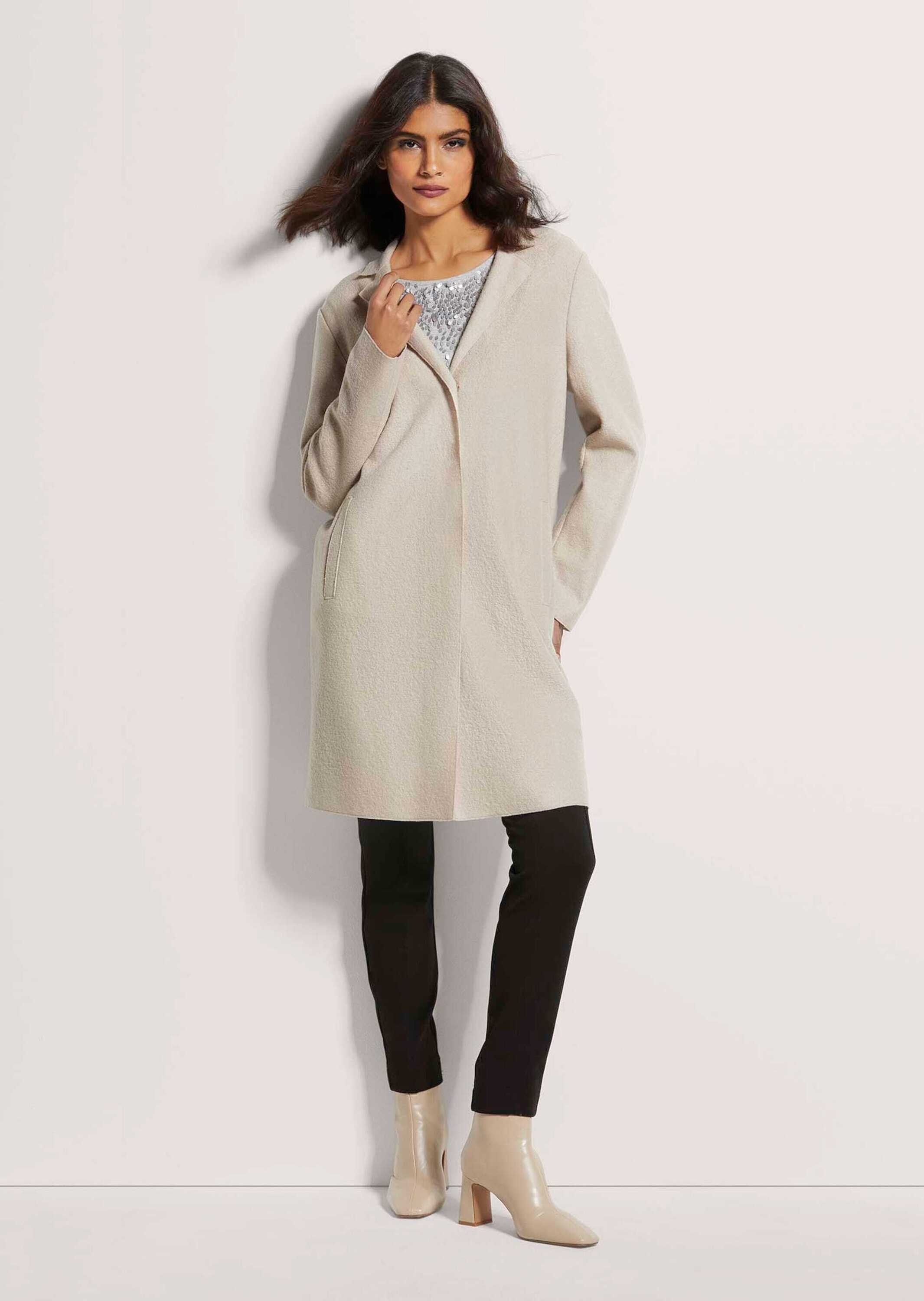 MADELEINE Langmantel "Mantel Kurzmantel aus Wolle" günstig online kaufen