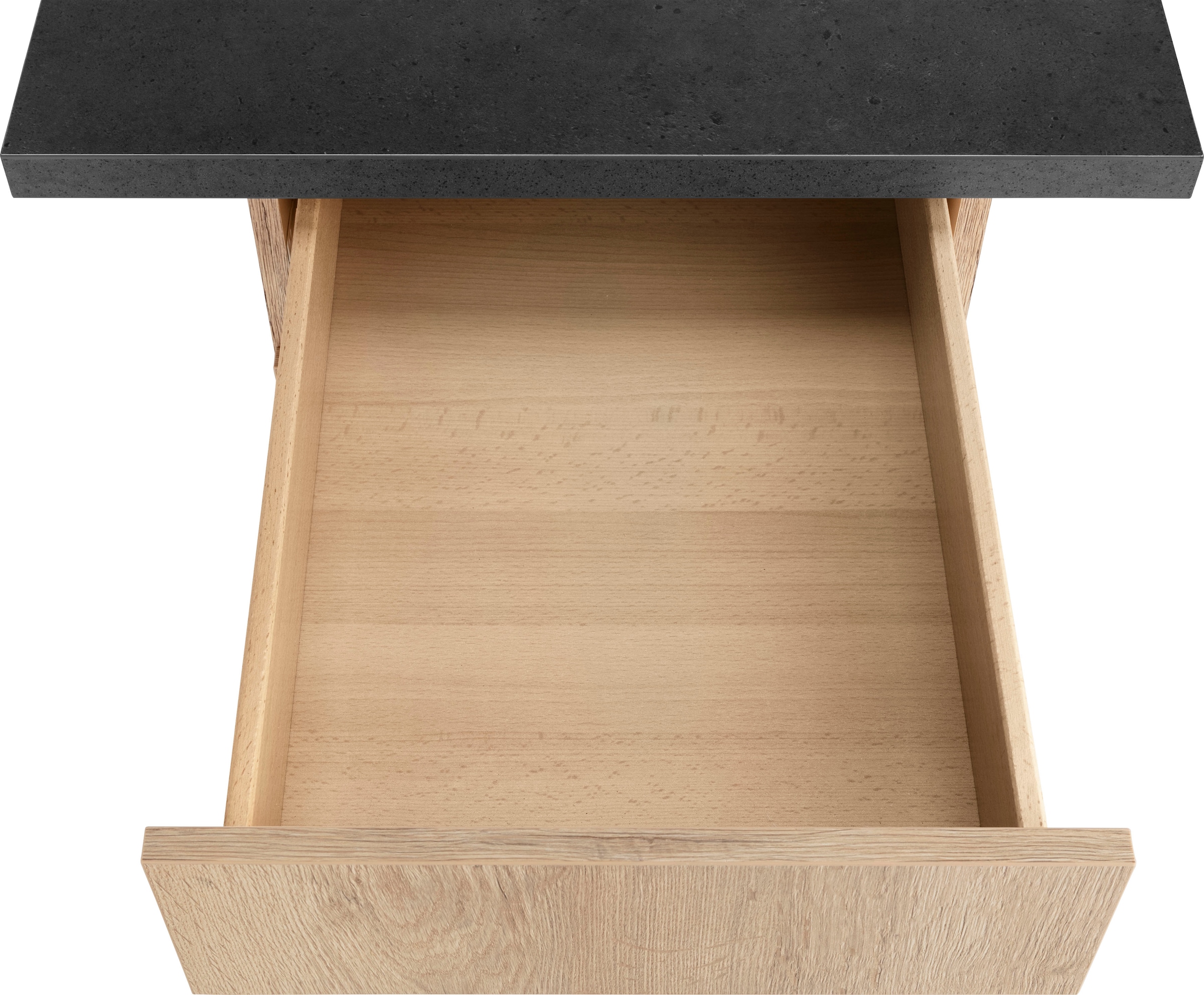 OPTIFIT Winkelküche »Roth«, Stellmaße 210x175 cm,wahlweise mit E-Geräten, Push-to-Open-Funktion