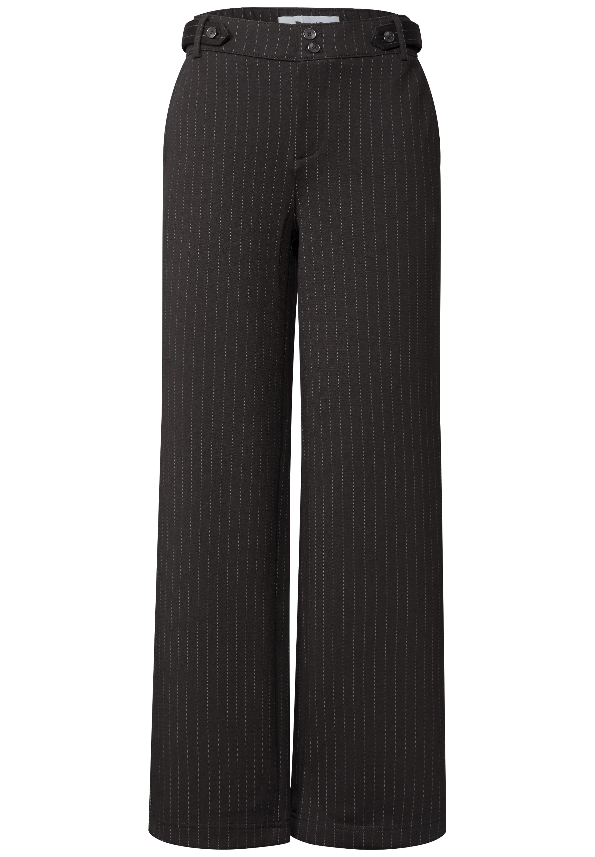 STREET ONE Stoffhose  im elastischen Materialmix