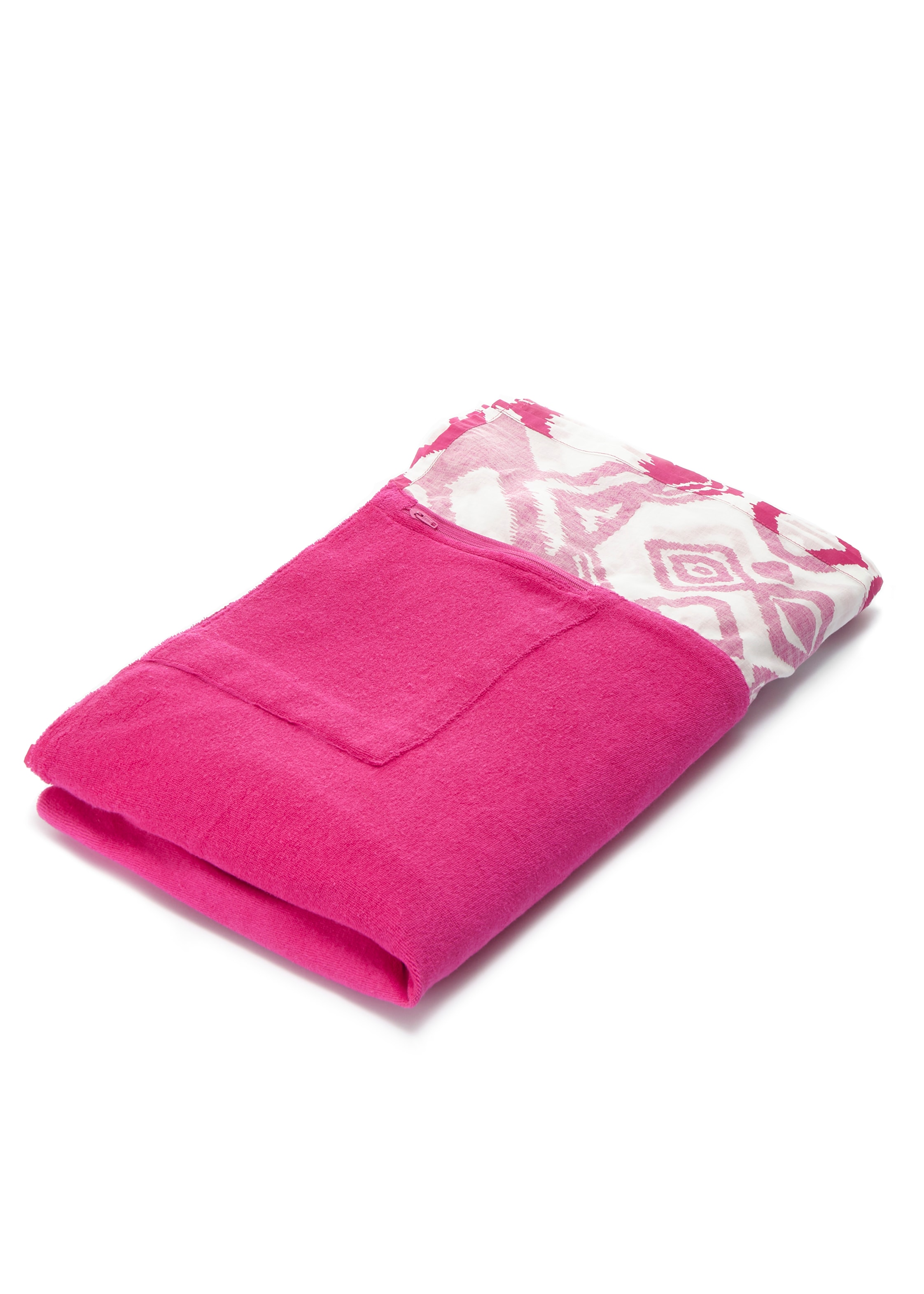 LASCANA Strandtuch »Handtuch«, (1 St.), Hamamtuch, Badetuch, Sommertuch mit kleiner Tasche