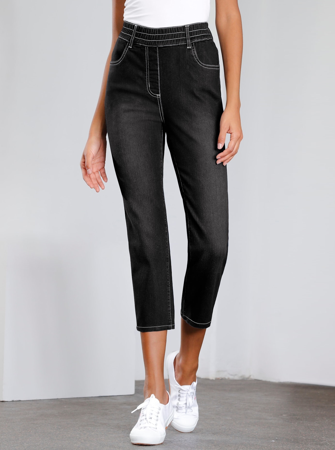 Classic Basics 3/4-Jeans, (1 tlg.)