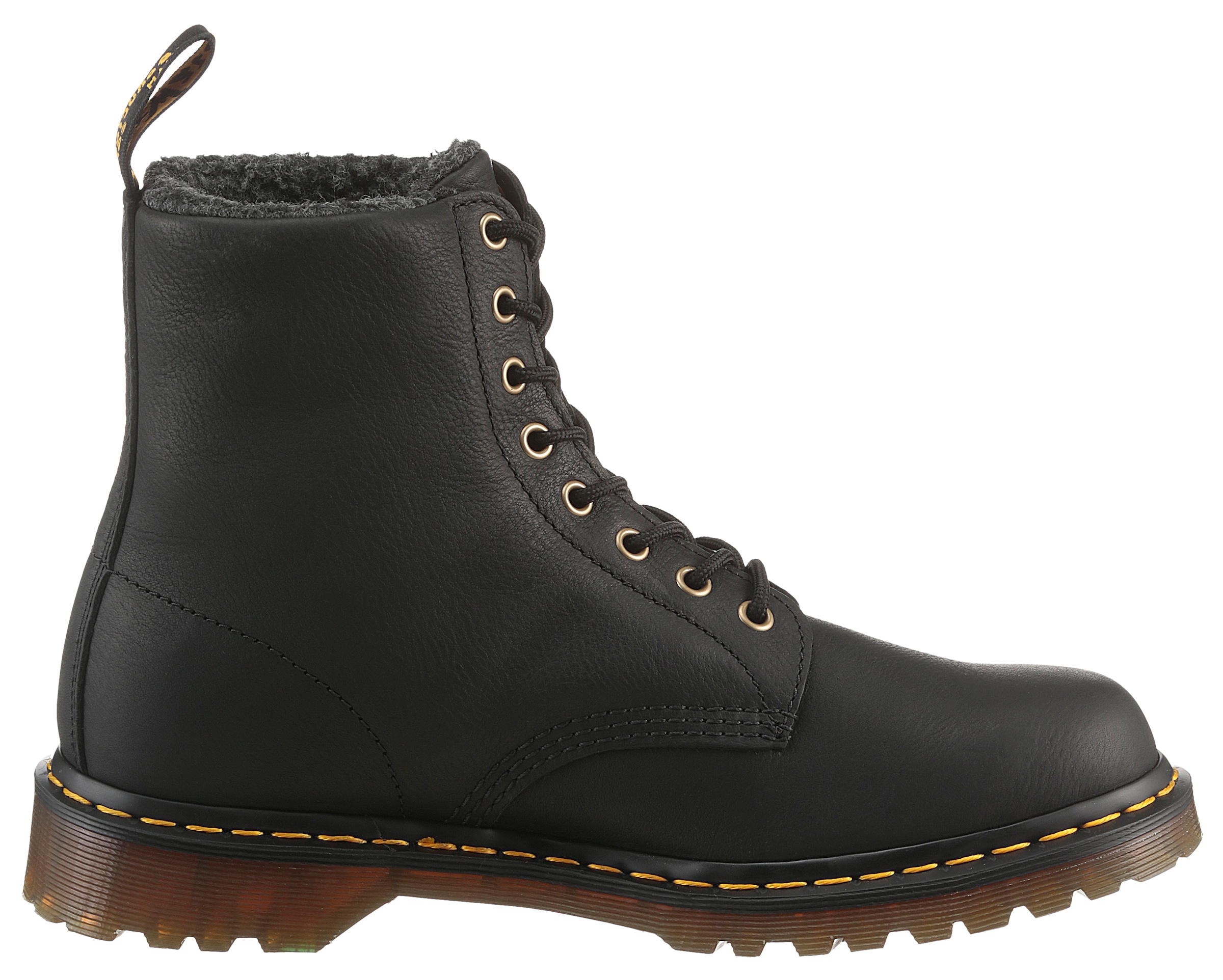 DR. MARTENS Schnürstiefel »1460 schmale Form«, Plateaustiefel, Winterstiefel mit modischem Blockabsatz