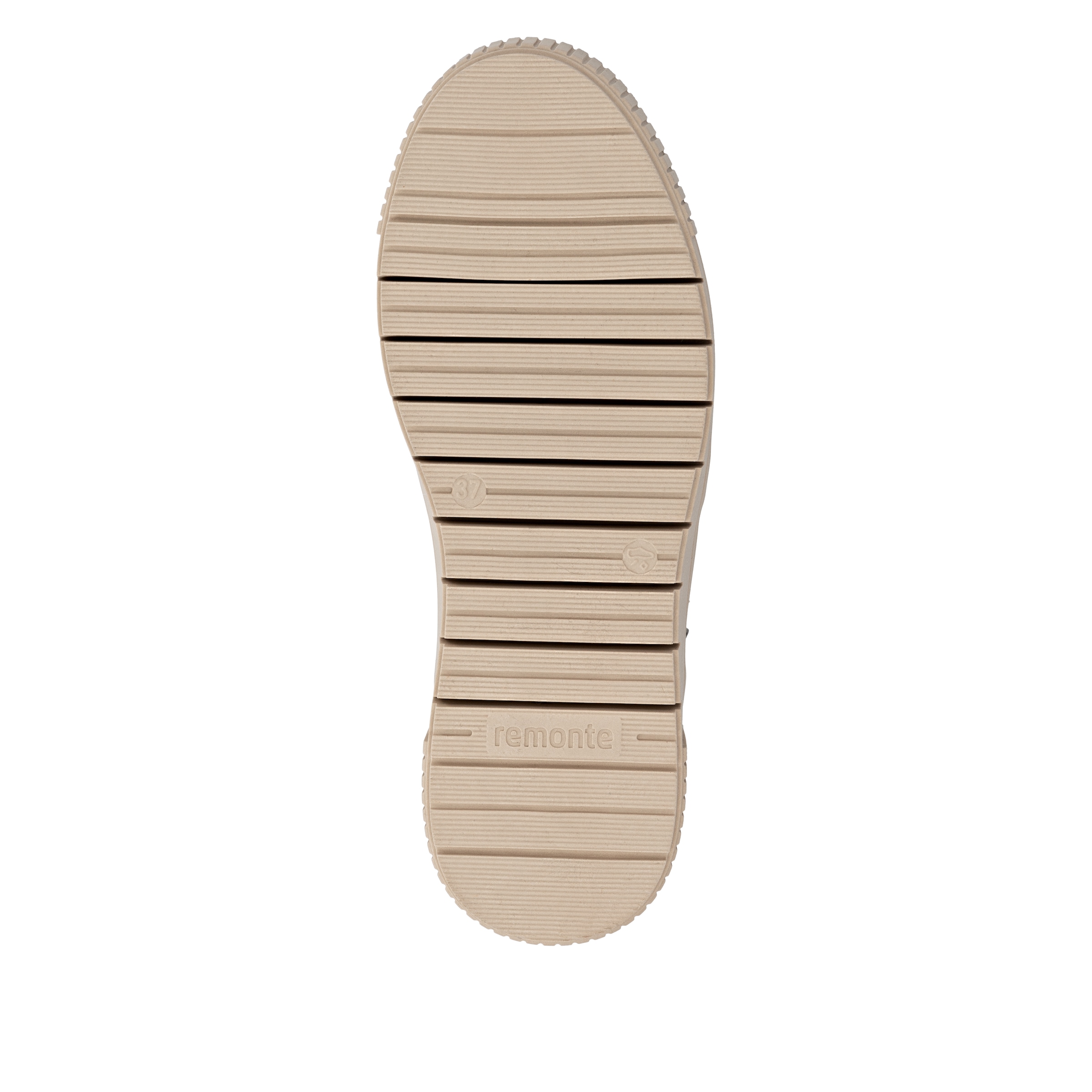 Remonte Winterboots »Elisabeth Hurley-Collection«, Winterstiefelette, Plateauboots mit Fellimitat-Besatz und Softfußbett