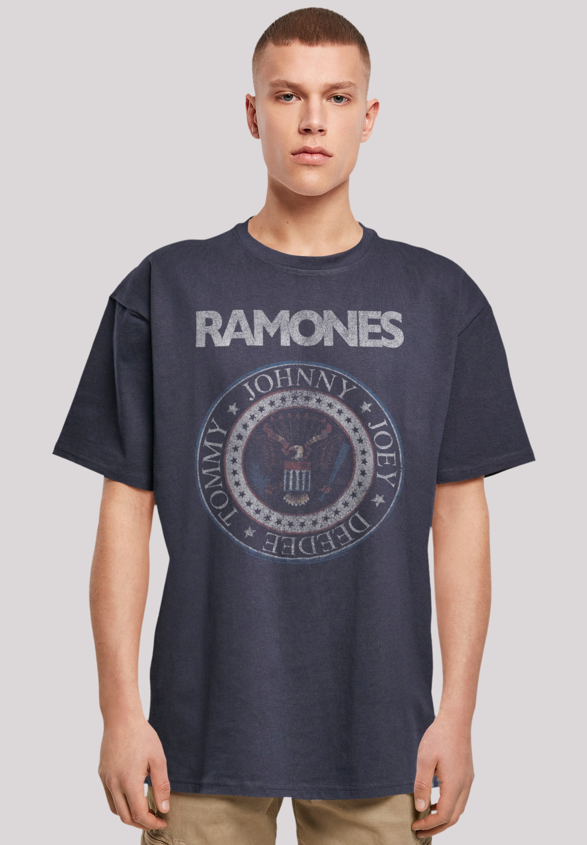 Rock-Musik für »Ramones | BAUR Red Band, Rock White Qualität, Musik F4NT4STIC Seal«, ▷ T-Shirt Premium Band And