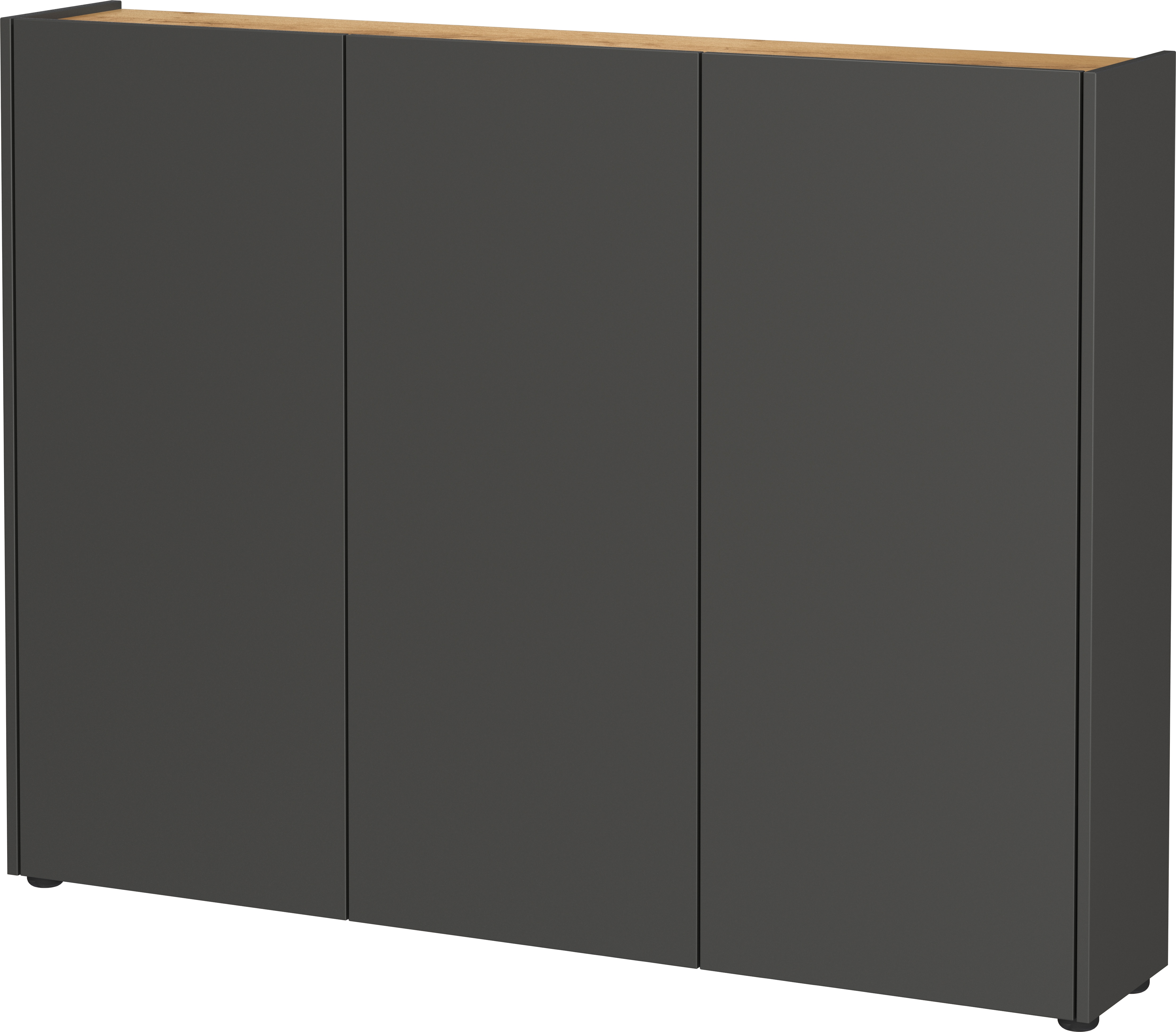 GERMANIA 1100000002199 "Libbiano" Flurschrank, Soft-close, verstellb. Böden, in 3 Höhen, 2- oder 3-türig