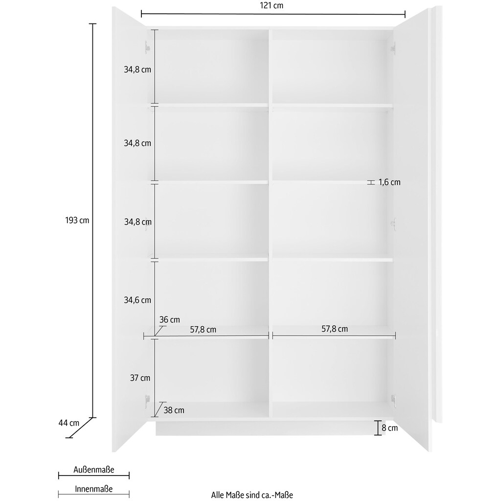 INOSIGN Garderobenschrank »Jupiter Hochschrank«