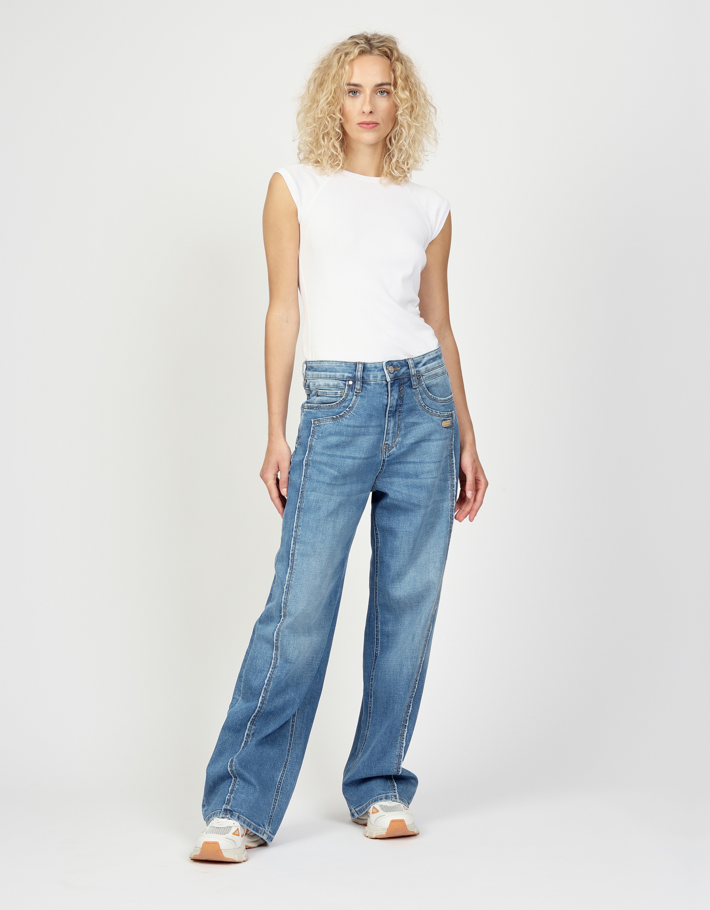 GANG Weite Jeans "GANG Jeans Relaxed Fit 94FANNY" günstig online kaufen