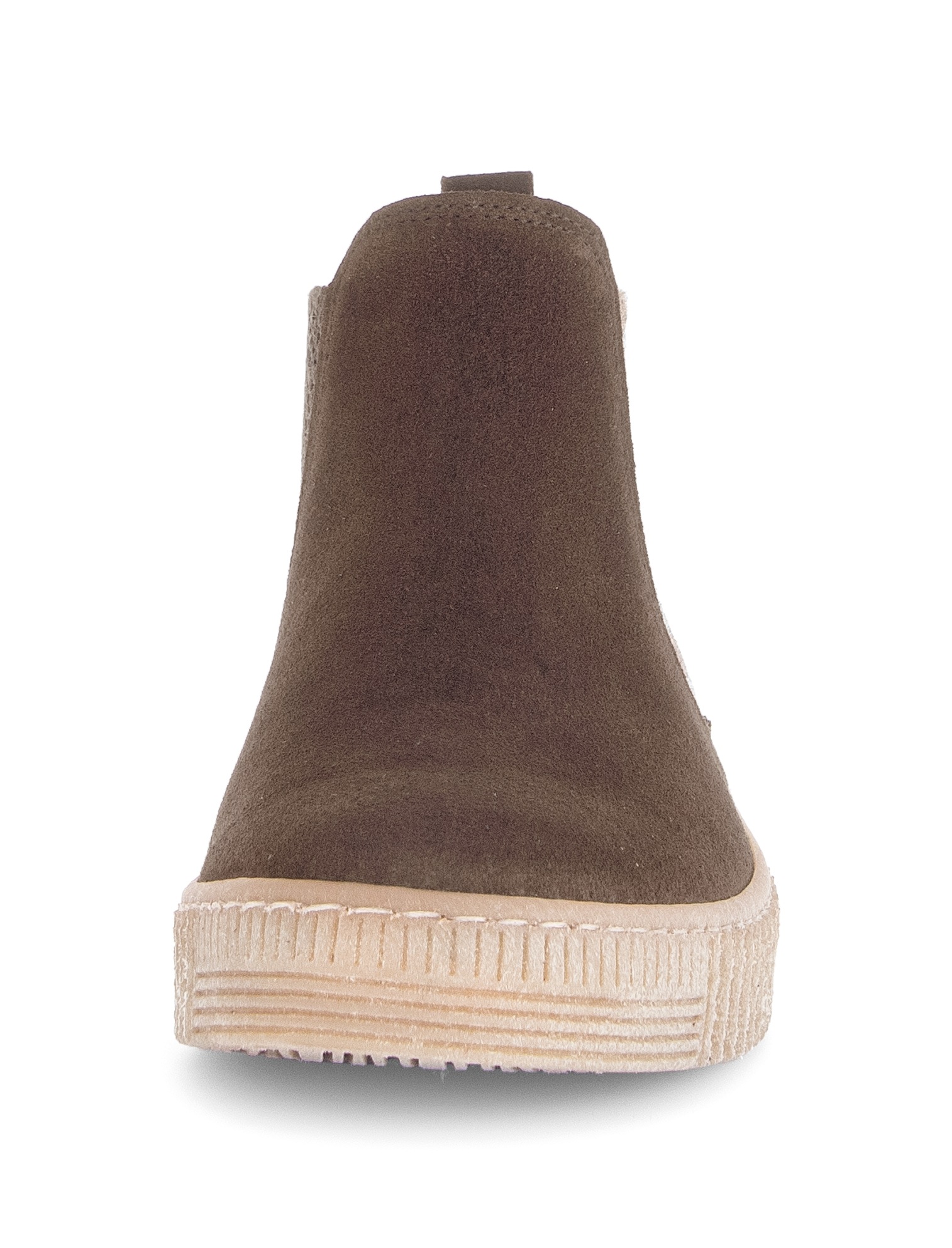 Gabor Chelseaboots, Plateau, Stiefelette, Schlupfschuh mit dezenten Kontrastnähten