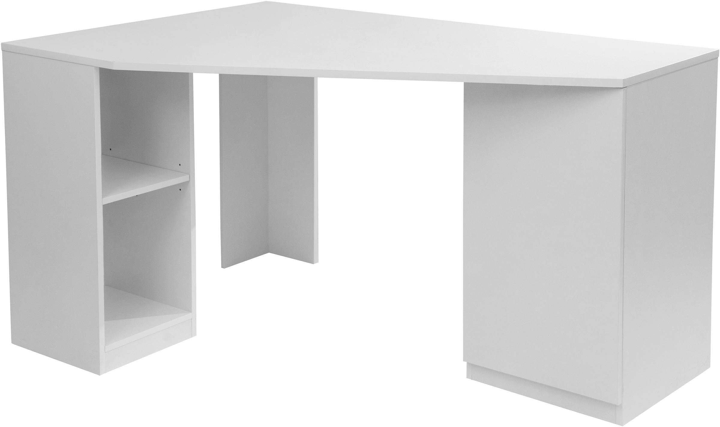 OTTO home Eckschreibtisch »AVRIL« viel Stauraum, Push-to-Open, Breite: 90 cm