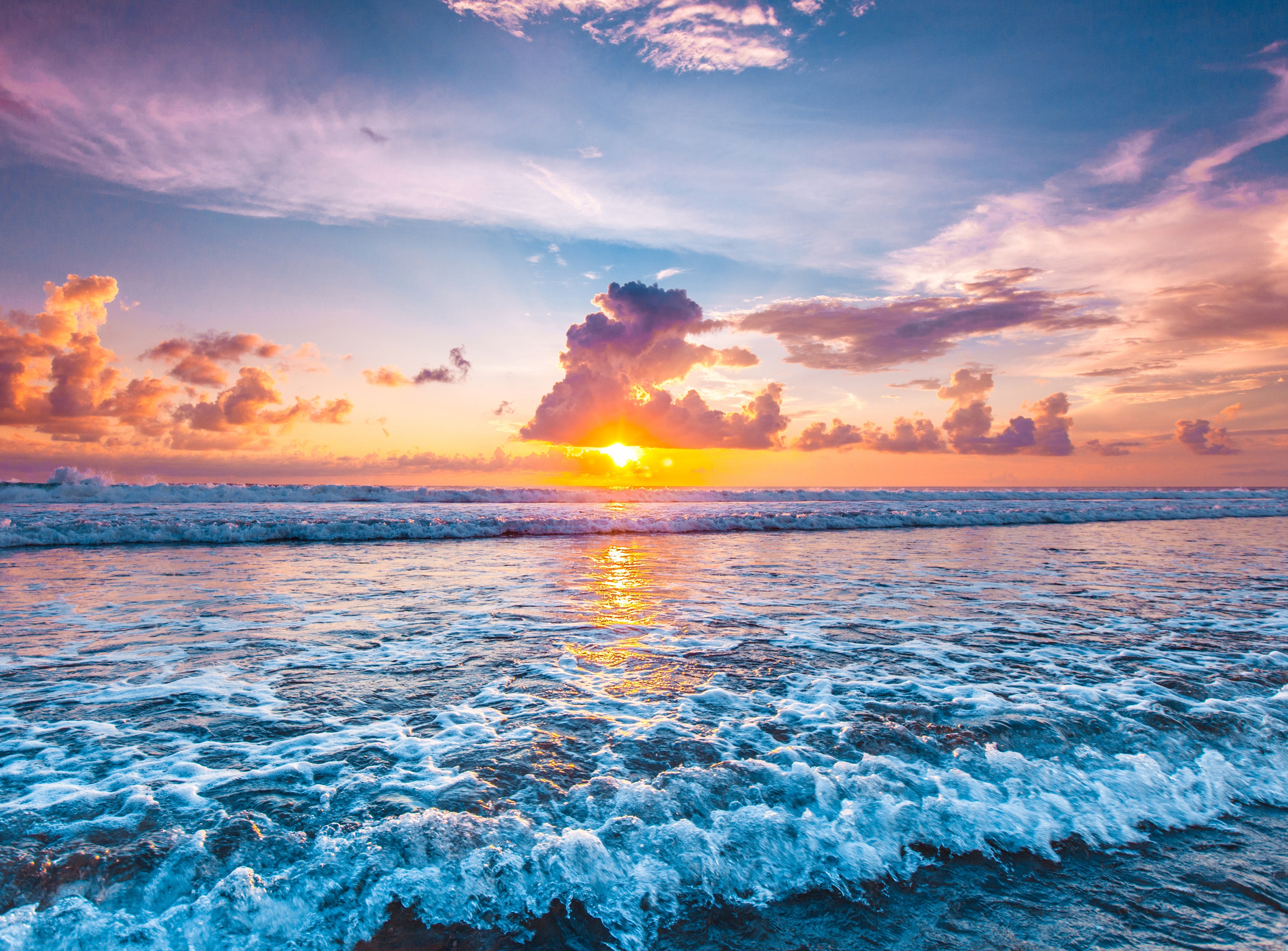 Papermoon Fototapete "Ocean Sunset Beach" glatt