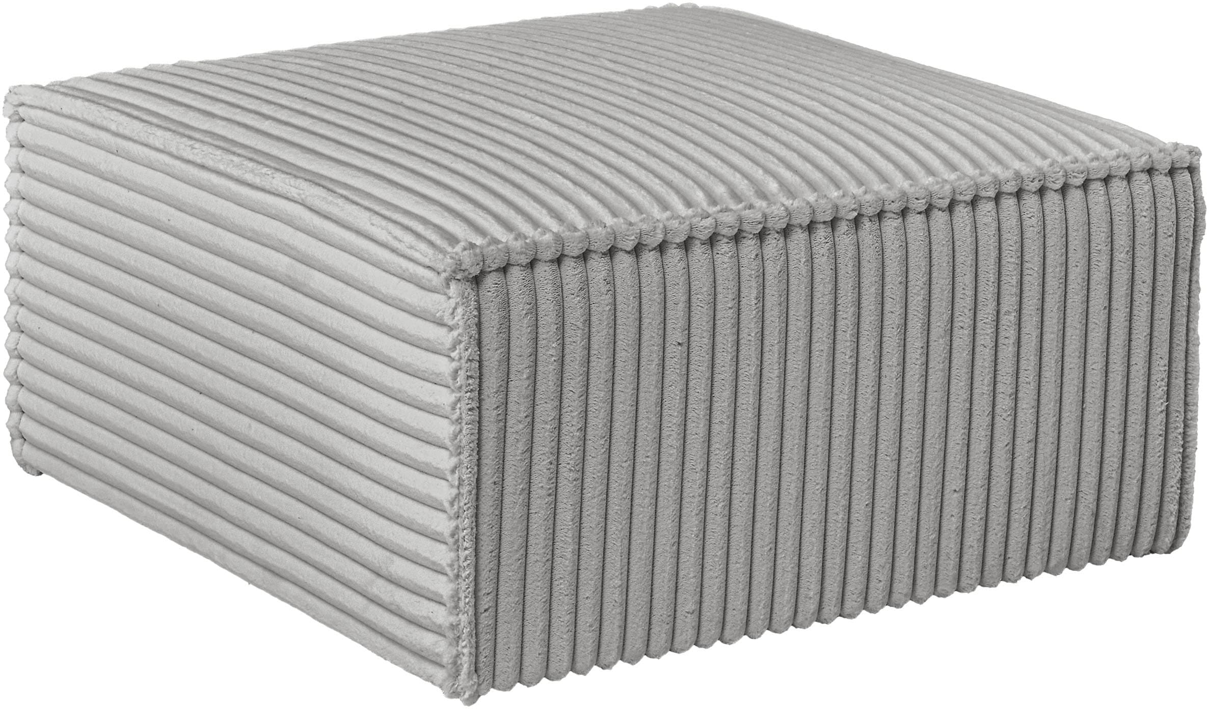 OTTO home Hocker "FINNLEY, Polsterhocker in Bouclé, Struktur fein u. Mega C günstig online kaufen