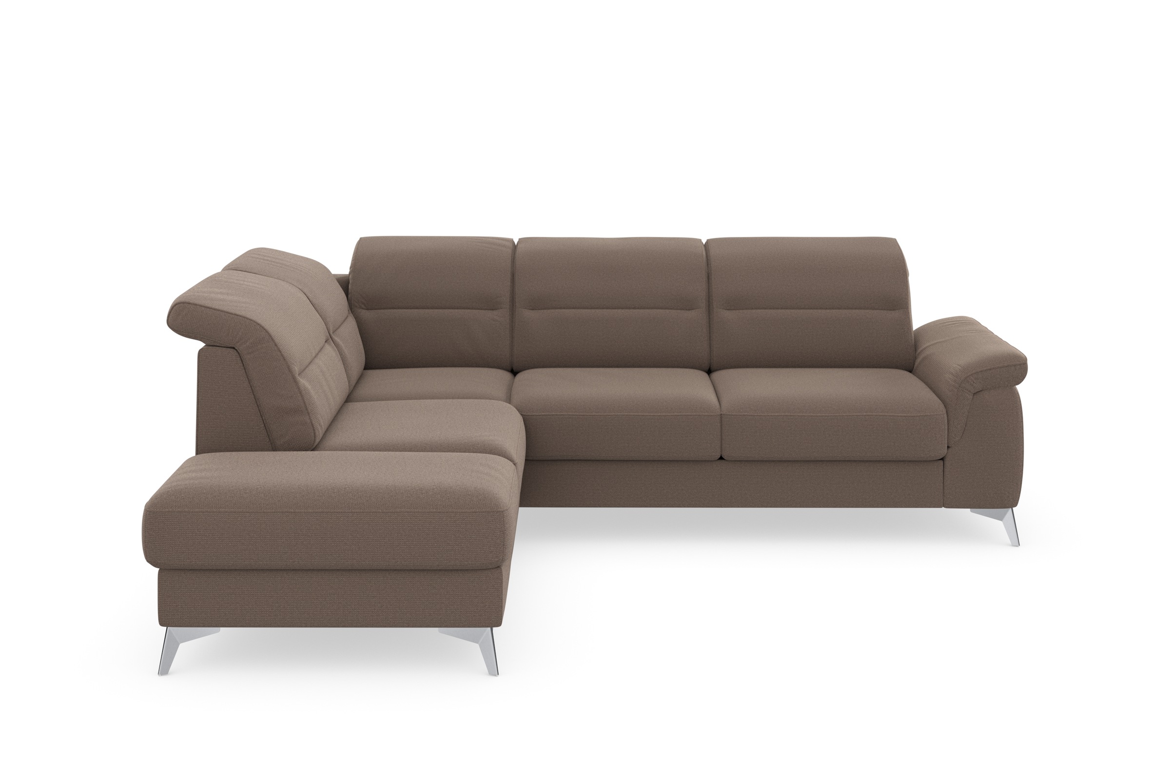 sit&more Ecksofa "Sinatra L-Form", mit Ottomane, optional mit Kopfteilverst günstig online kaufen