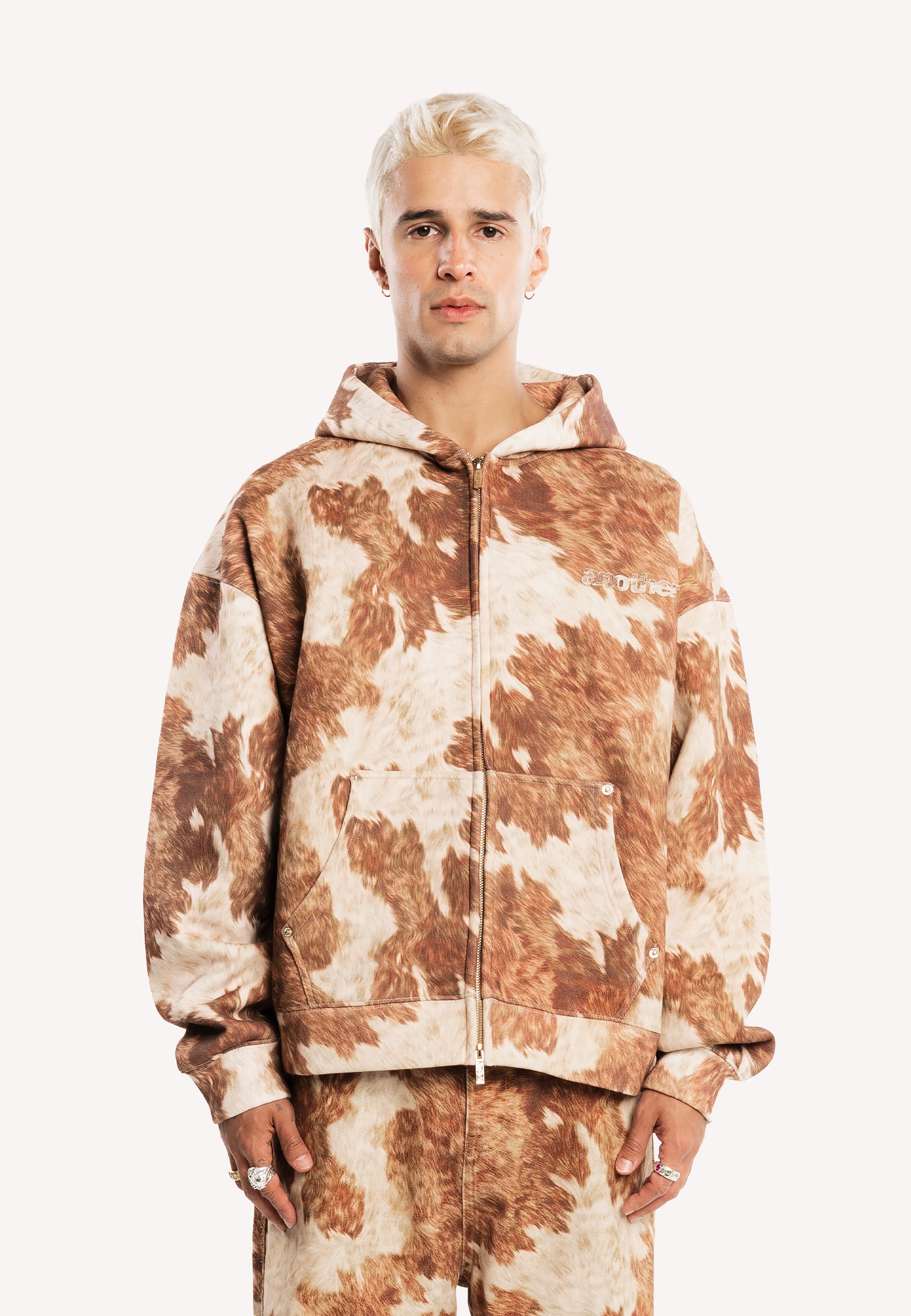 Another Cotton Lab Neopren-Hoodie »Another Cotton Lab Another Signature Zip Hoodie« 1