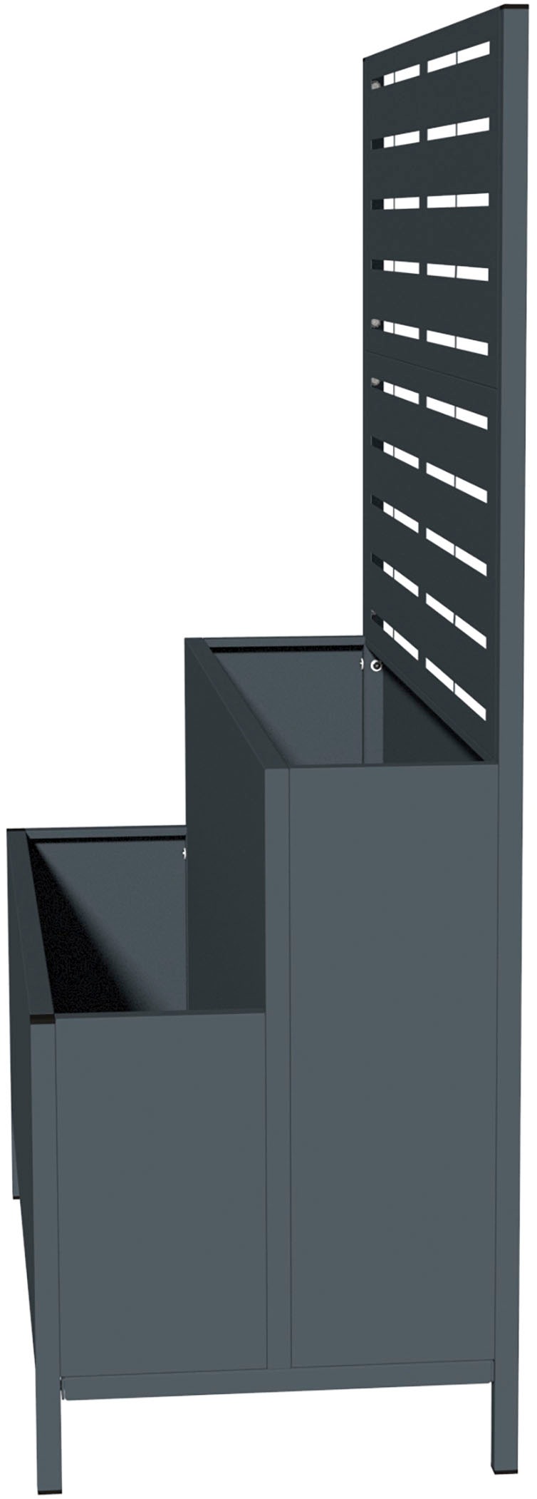 WESTMANN Pflanzkübel »Dekora 5« BxTxH: 90x40x120 cm, mit Rankgitter