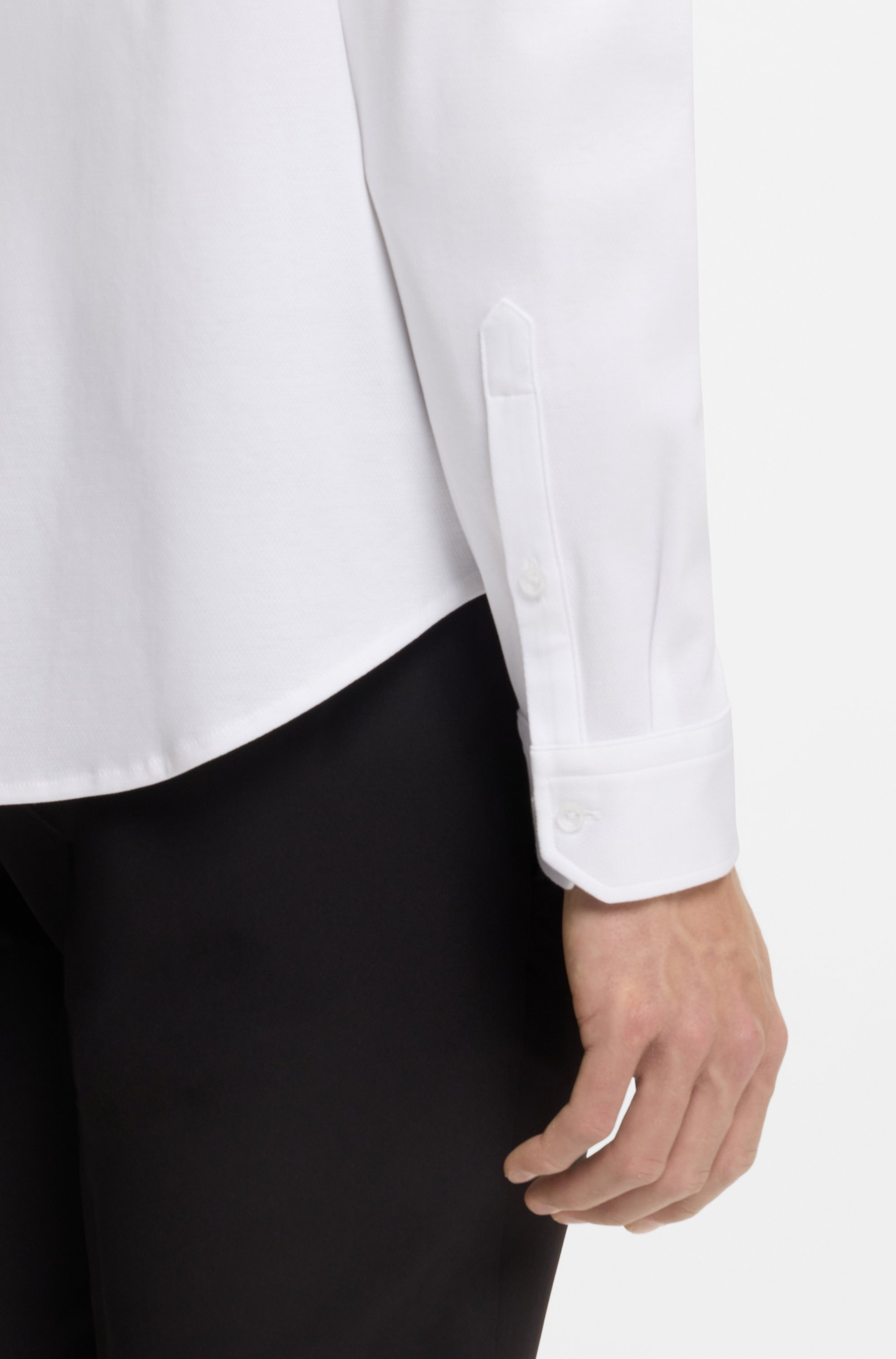 Thumbnail - BOSS GREEN Langarmhemd "B MOTION L" mit Logo-Druck