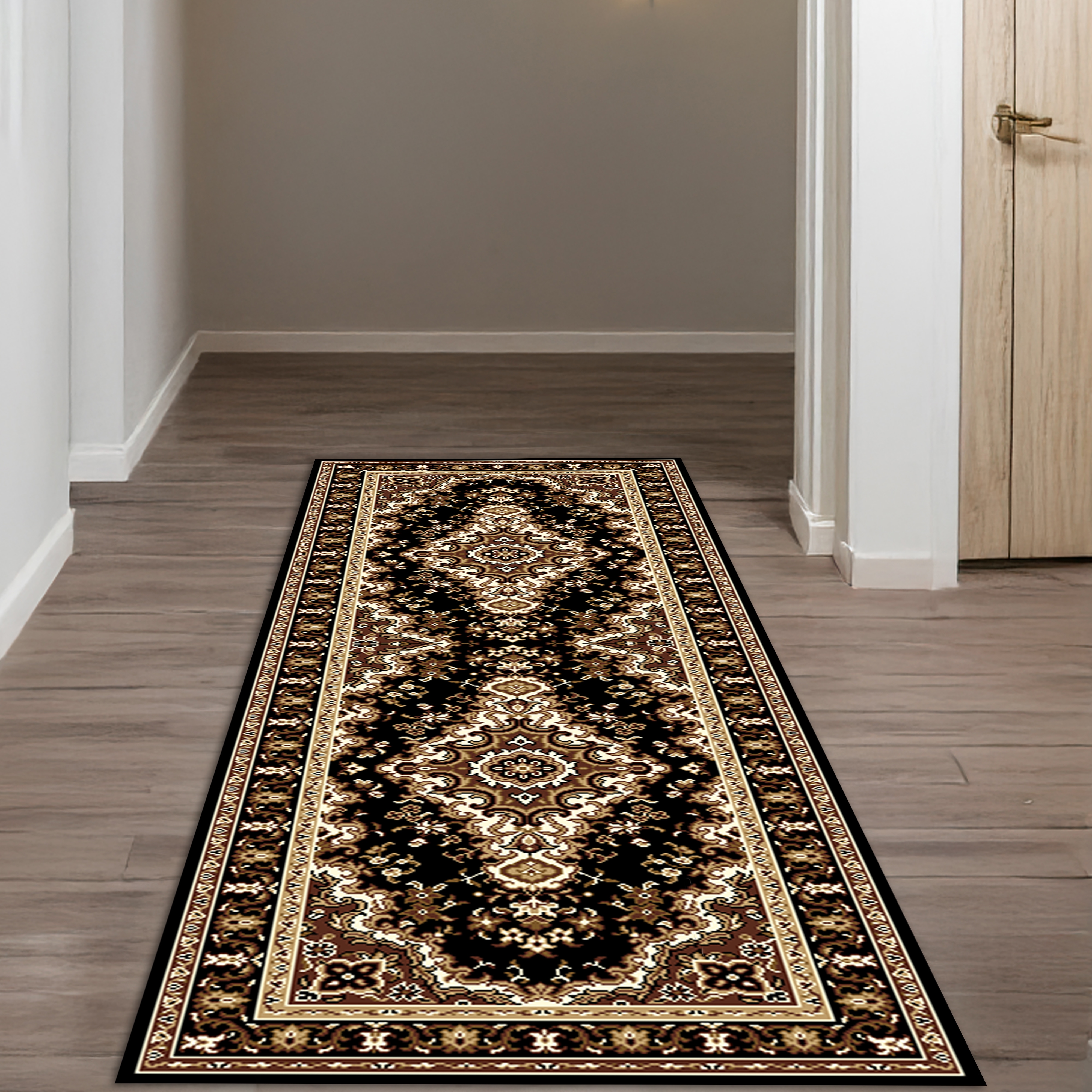 OTTO Home Oriental Tapis Couloir Marron 80x250cm