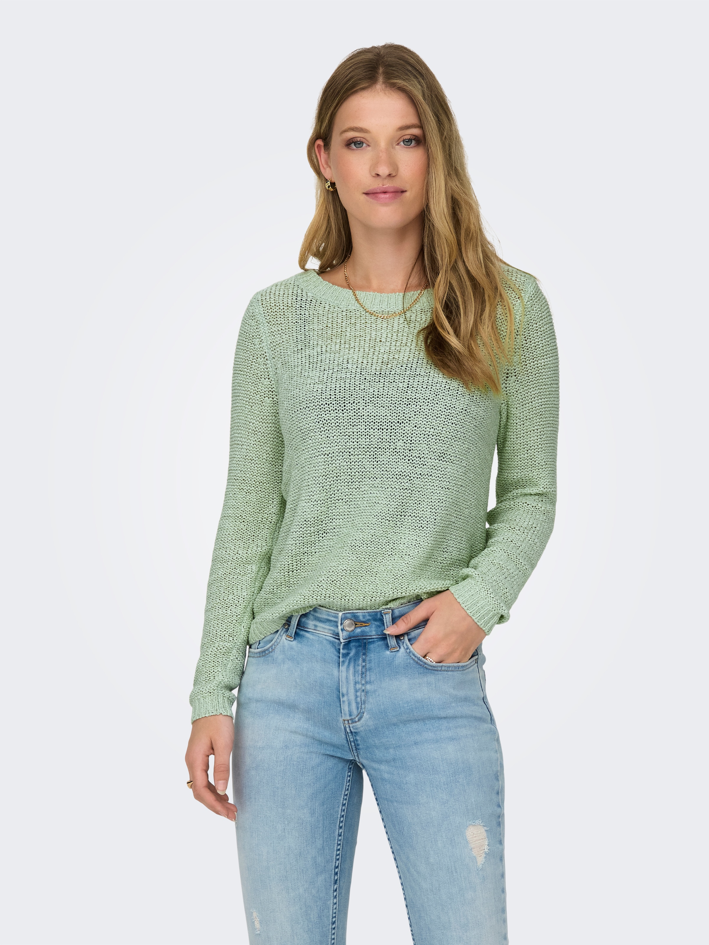 ONLY Strickpullover »ONLGEENA XO L/S PULLOVER KNT NOOS«